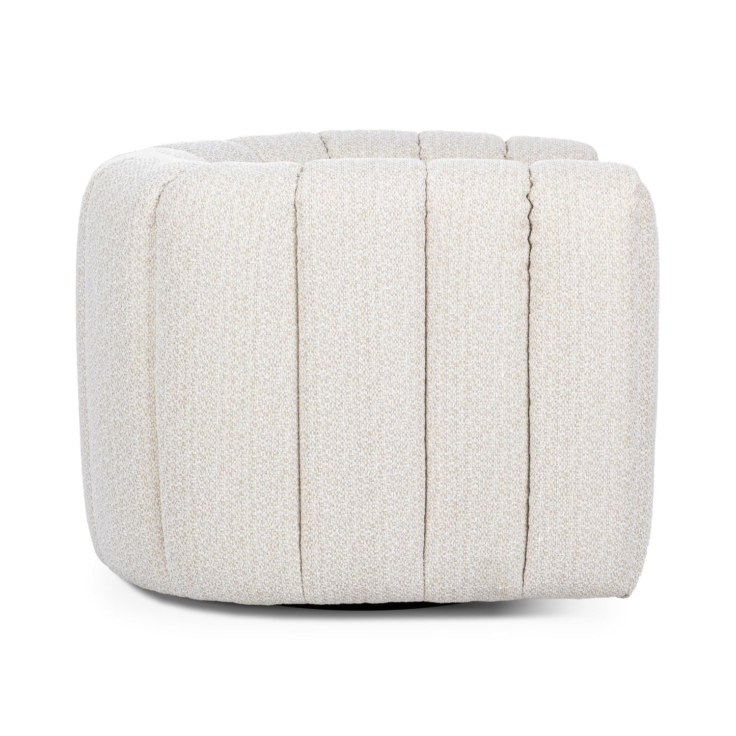 Lexa Cream Swivel Chair - Ornate Home
