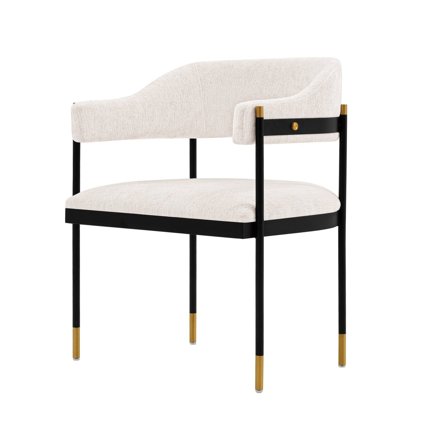 Lia Dining Armchair in Cream - Ornate Home