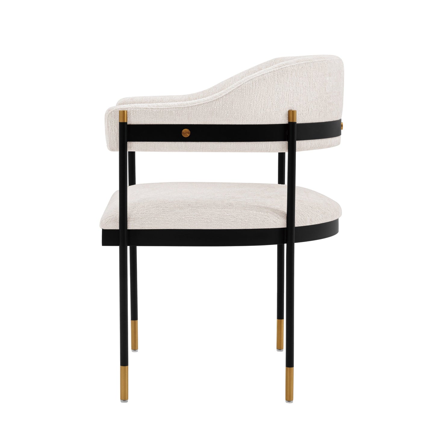 Lia Dining Armchair in Cream (Set of 2) - Ornate Home