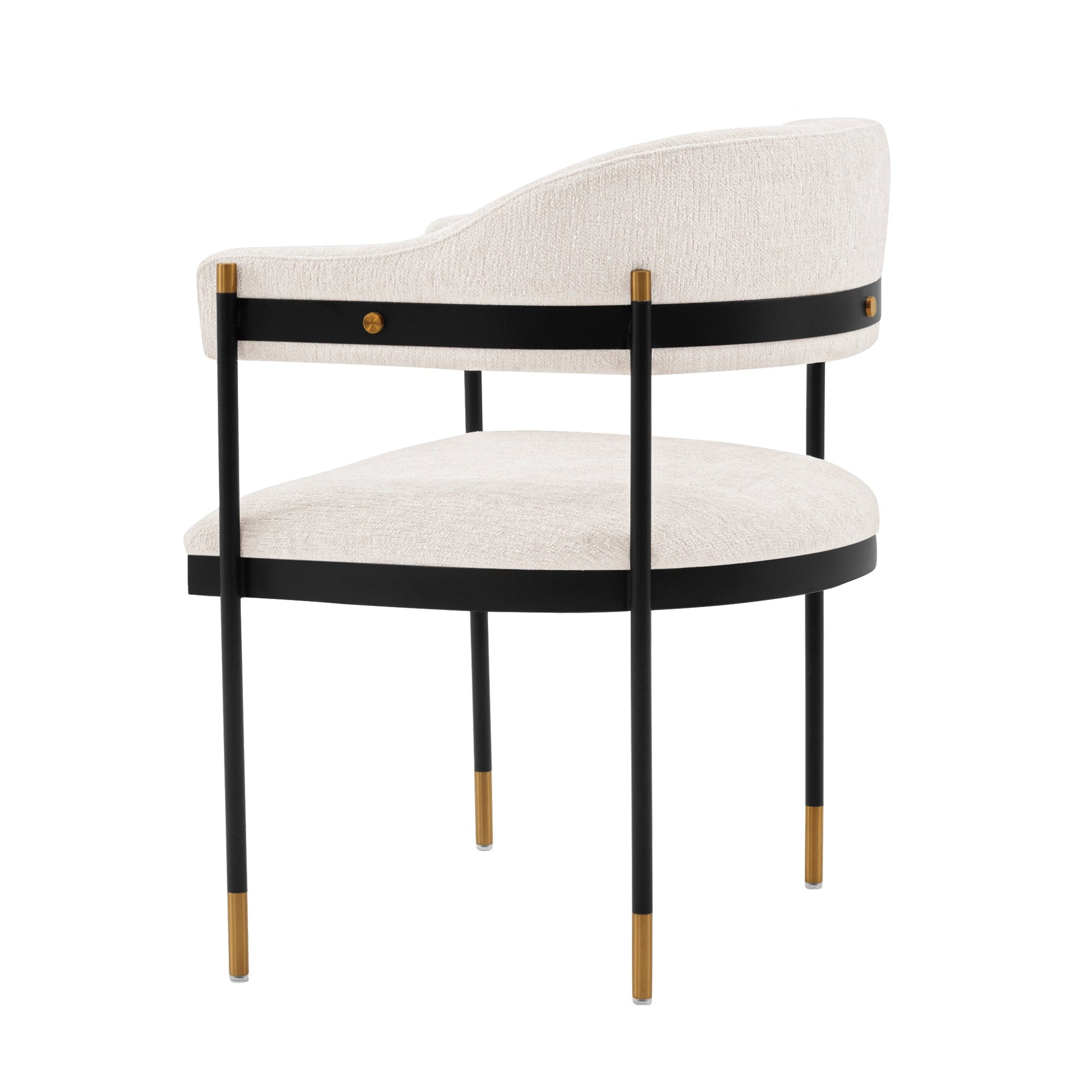Lia Dining Armchair in Cream (Set of 2) - Ornate Home