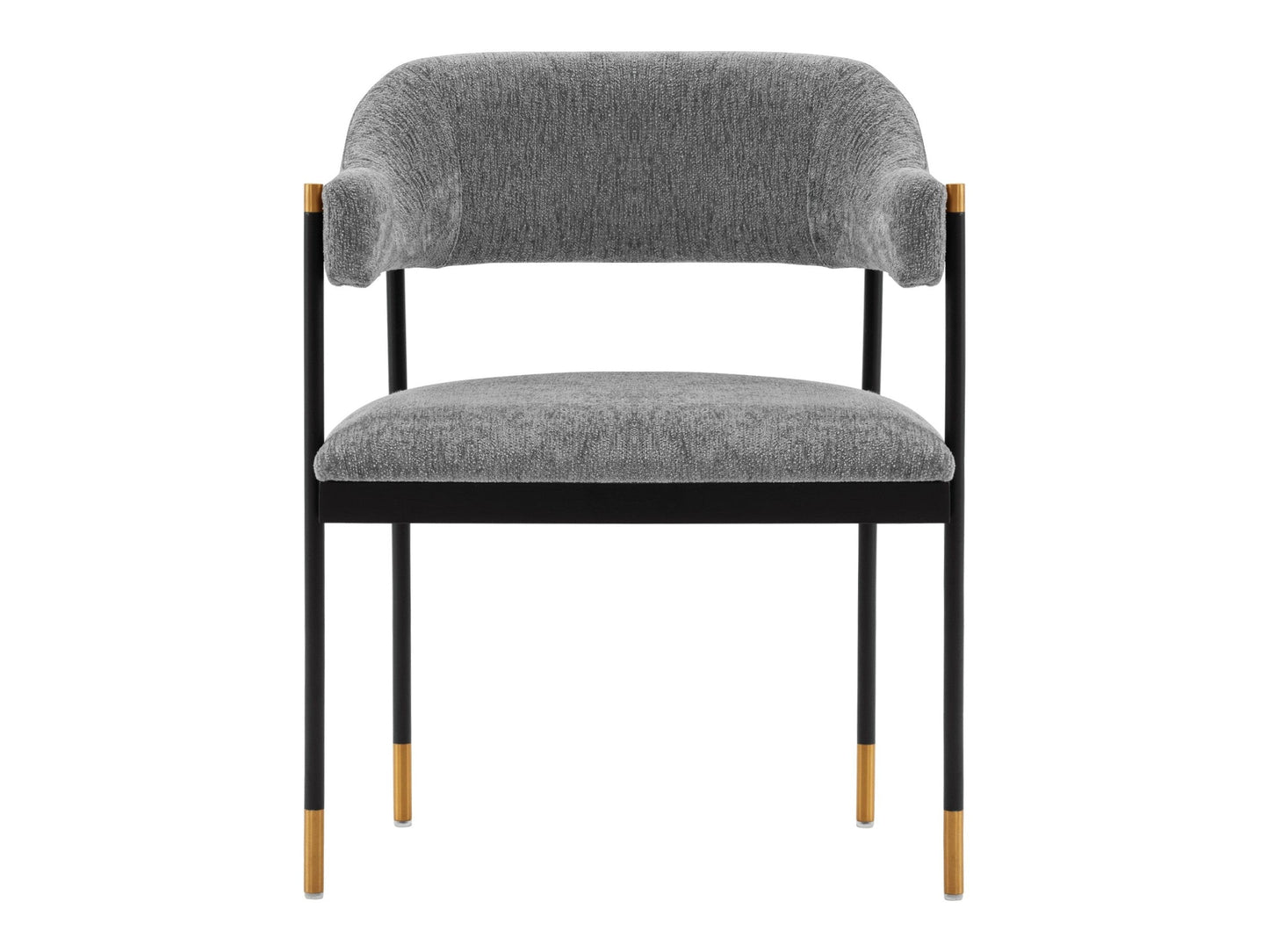 Lia Dining Armchair in Grey - Ornate Home