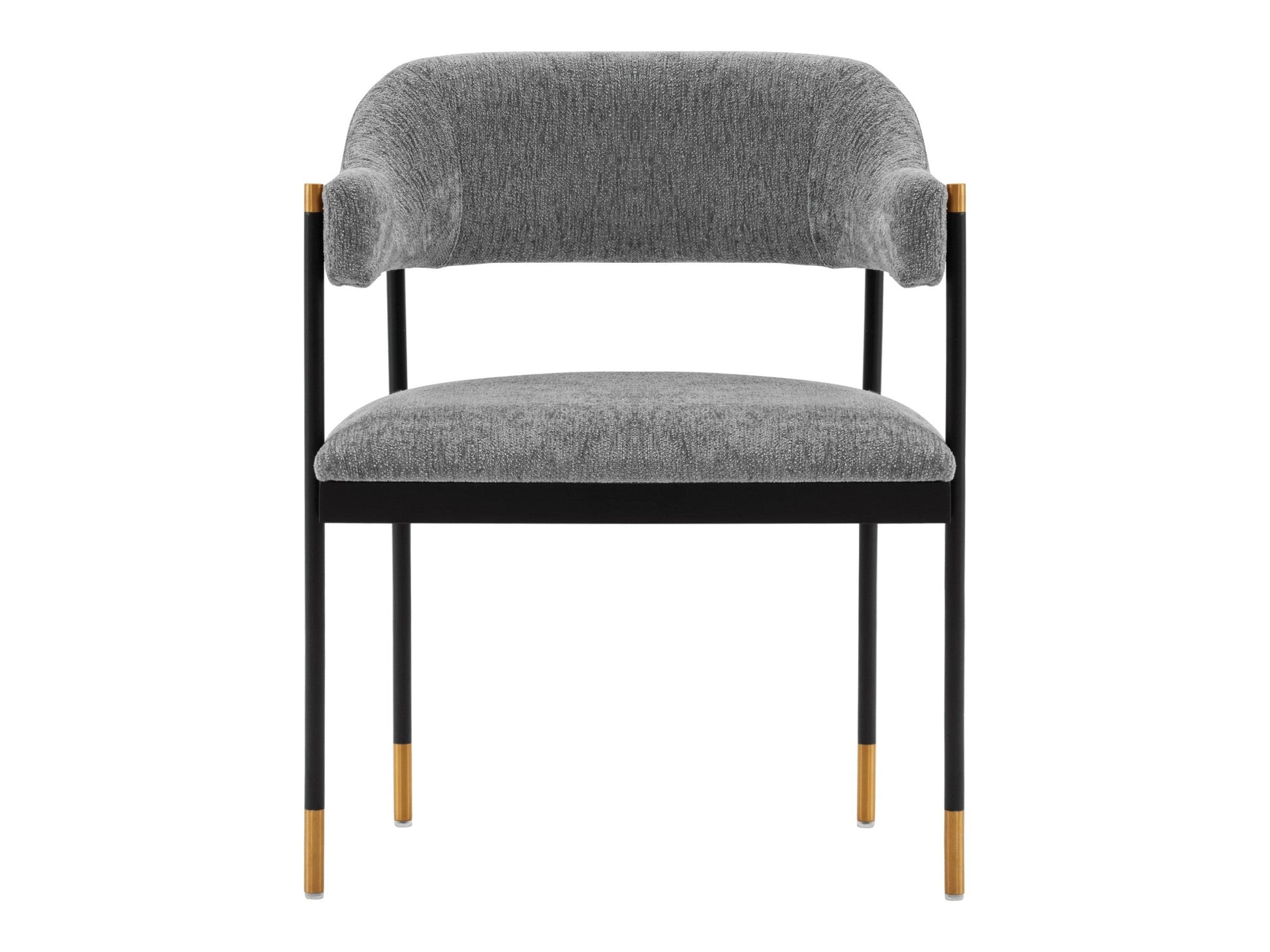 Lia Dining Armchair in Grey - Ornate Home