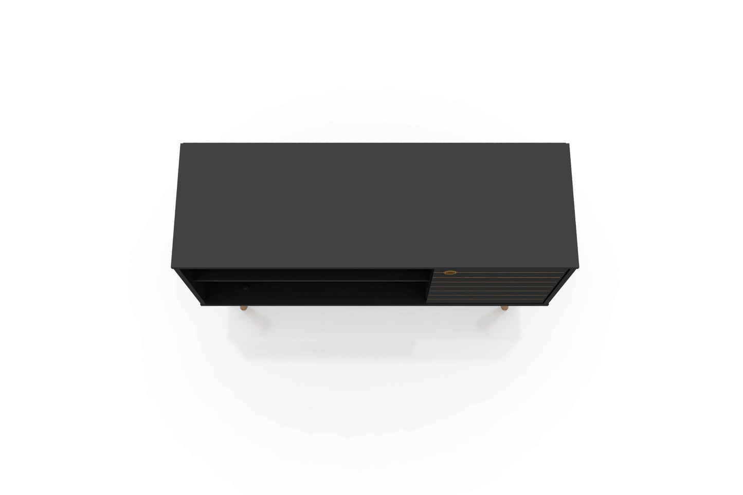 Liberty 42.52 TV Stand in Black - Ornate Home