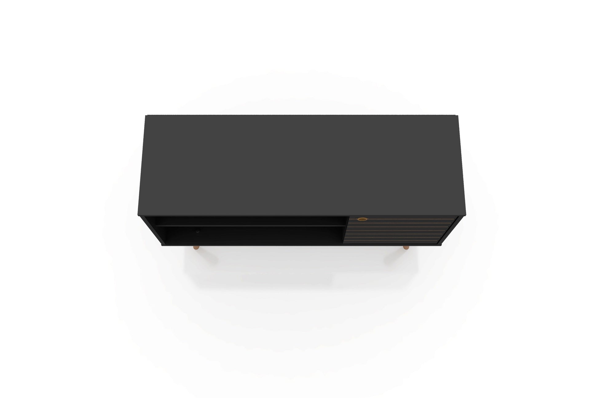 Liberty 42.52 TV Stand in Black - Ornate Home