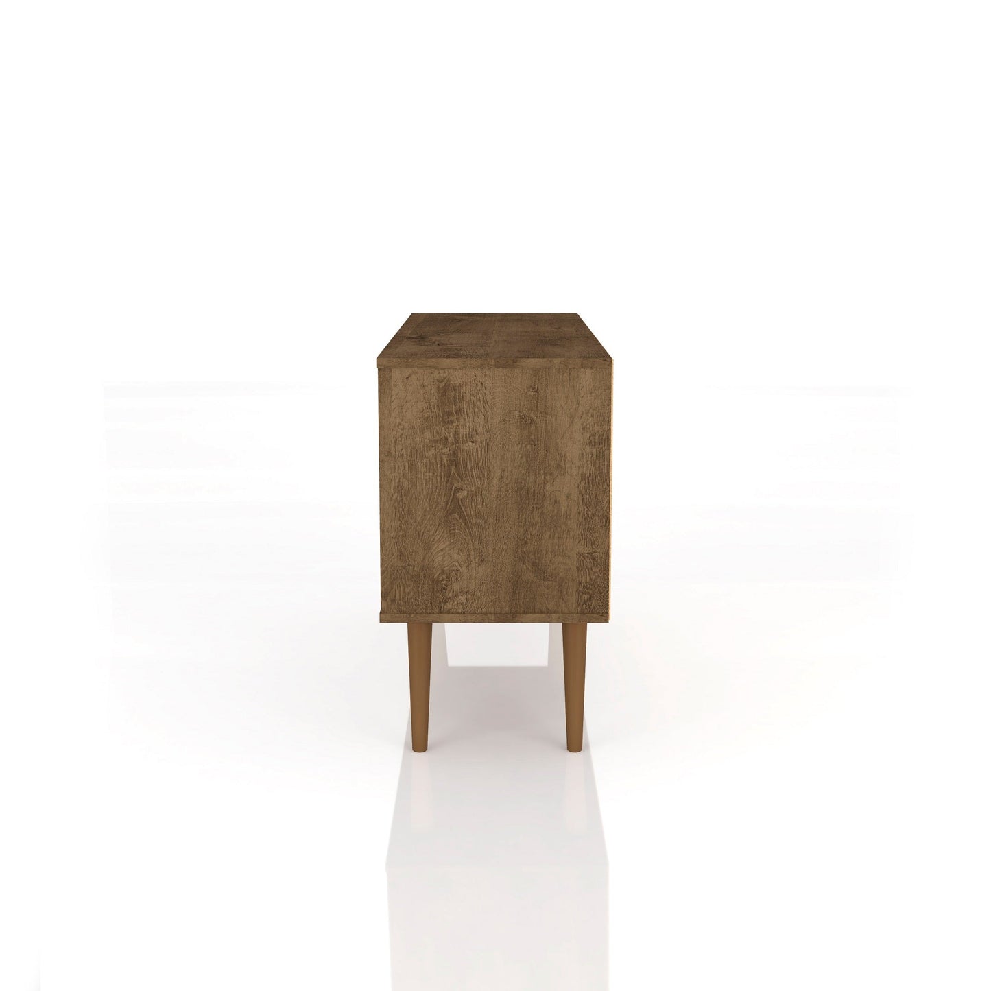 Liberty 42.52 TV Stand in Rustic Brown - Ornate Home