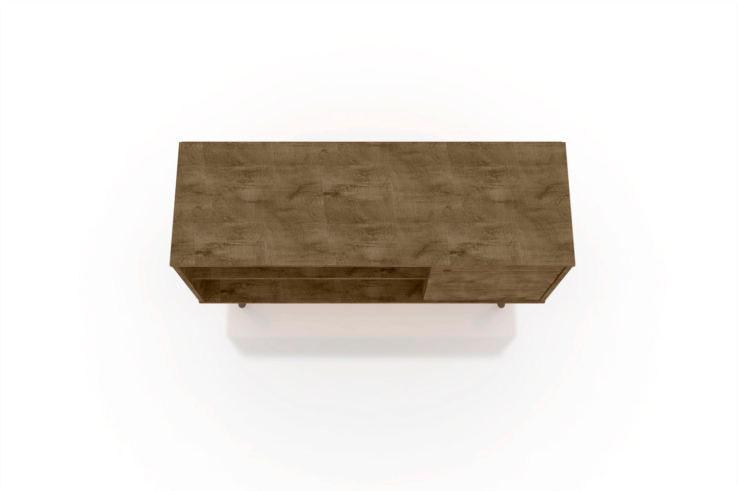 Liberty 42.52 TV Stand in Rustic Brown - Ornate Home