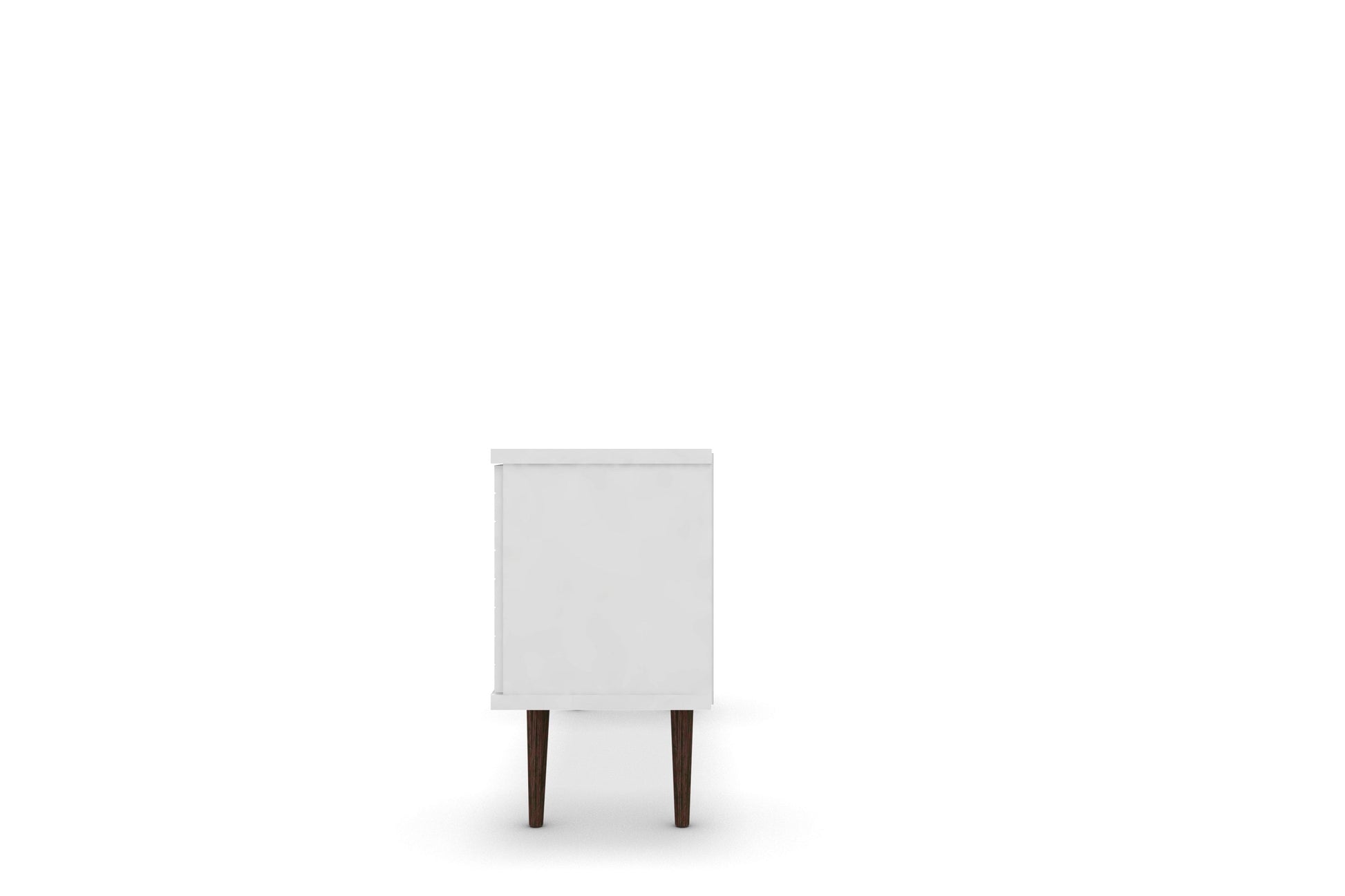 Liberty 53.14" Mid-Century Modern TV Stand in White - Ornate Home