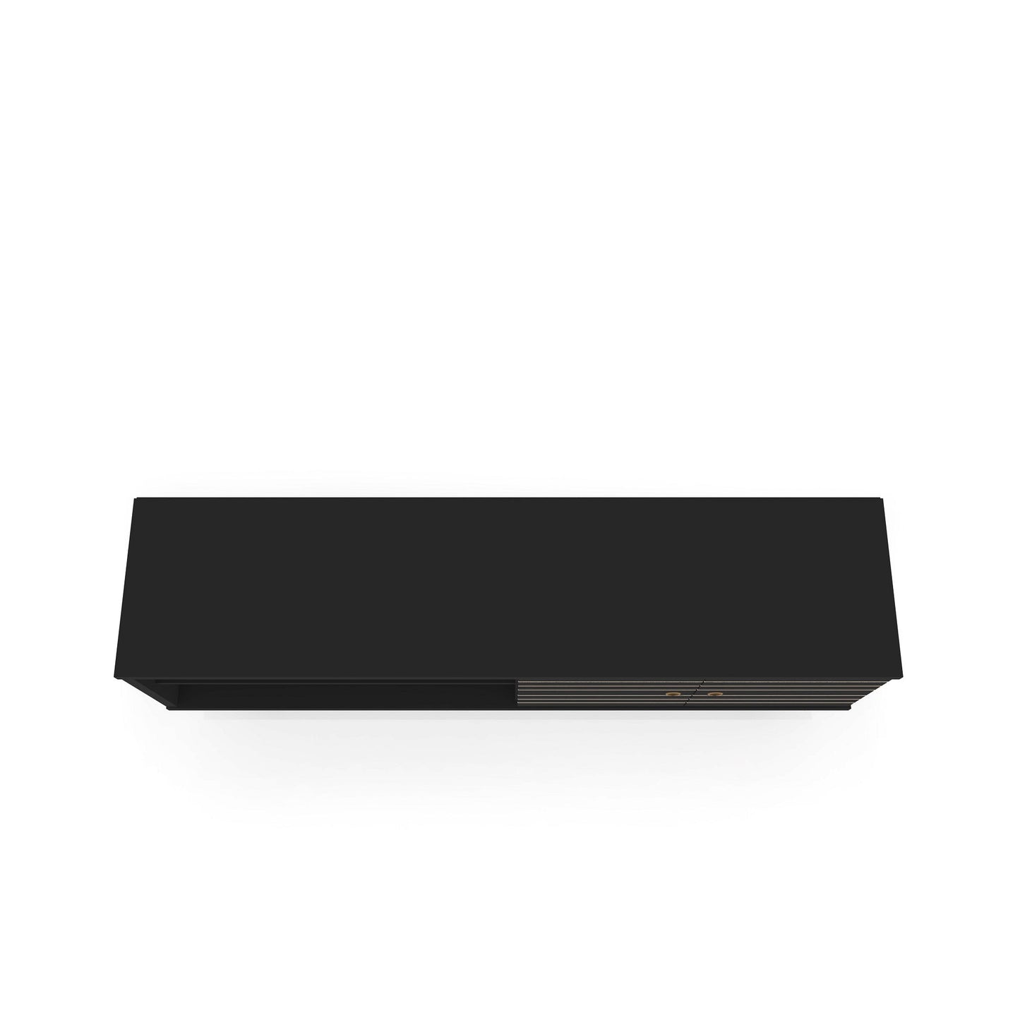 Liberty 62.99" Mid-Century Modern TV Stand in Black - Ornate Home