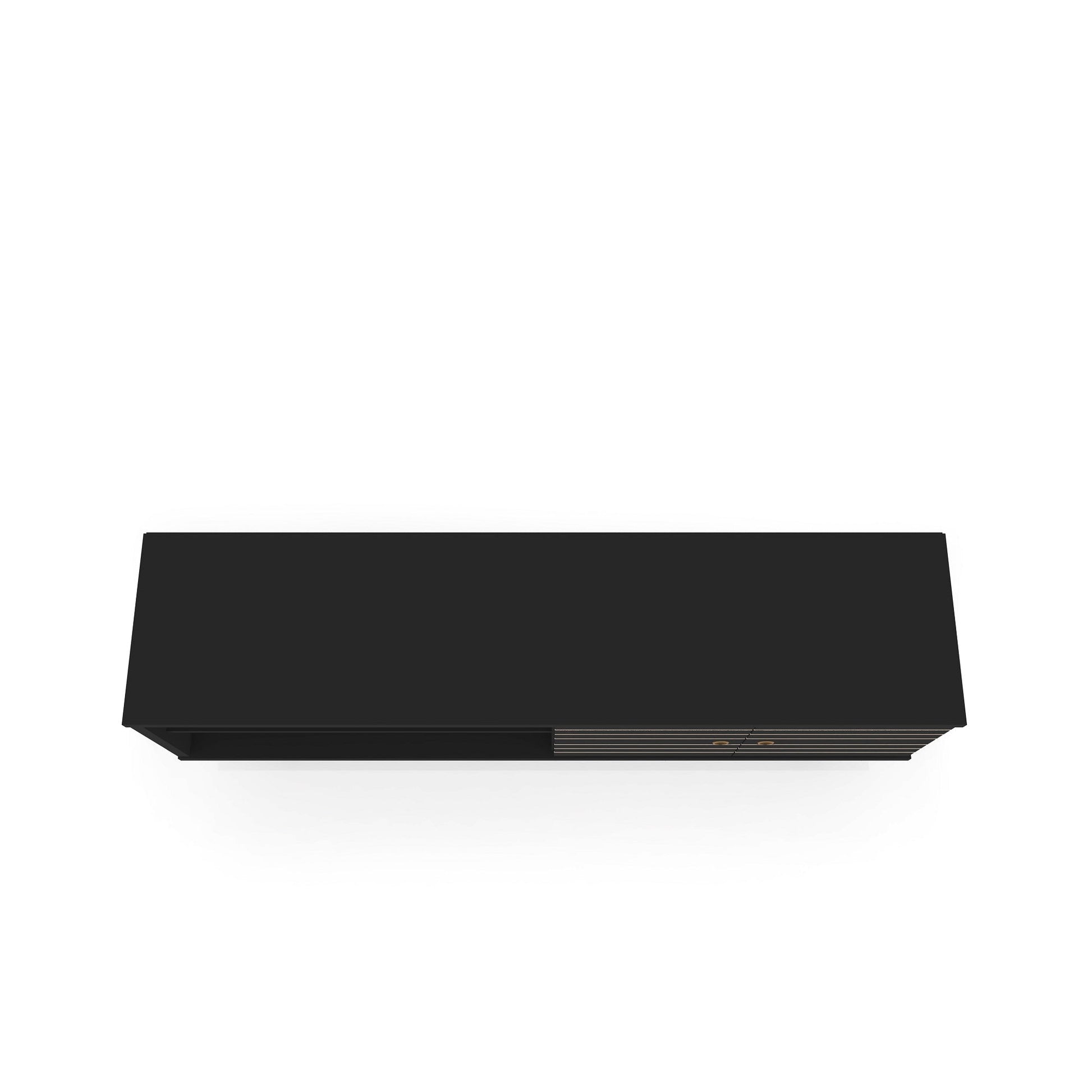 Liberty 62.99" Mid-Century Modern TV Stand in Black - Ornate Home