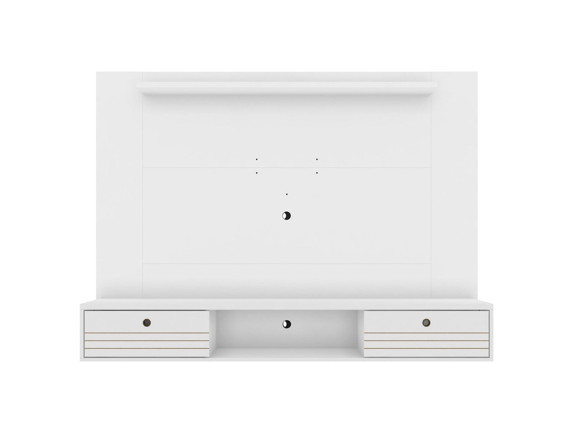 Liberty 70.86 Floating Entertainment Center in White - Ornate Home
