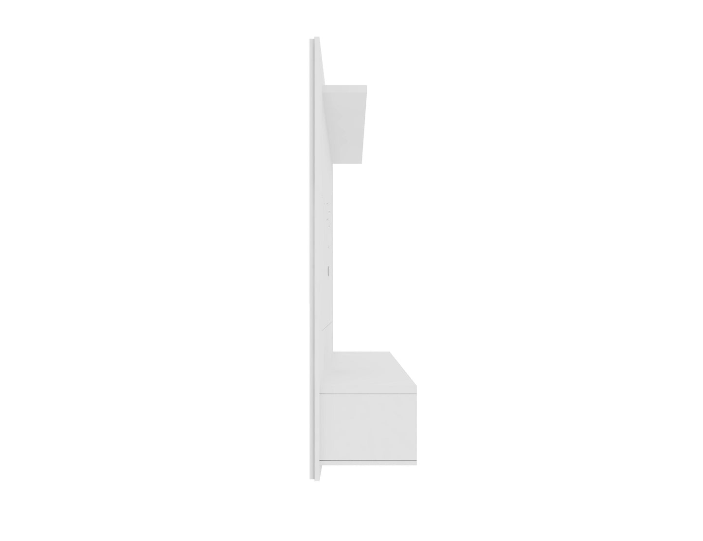 Liberty 70.86 Floating Entertainment Center in White - Ornate Home