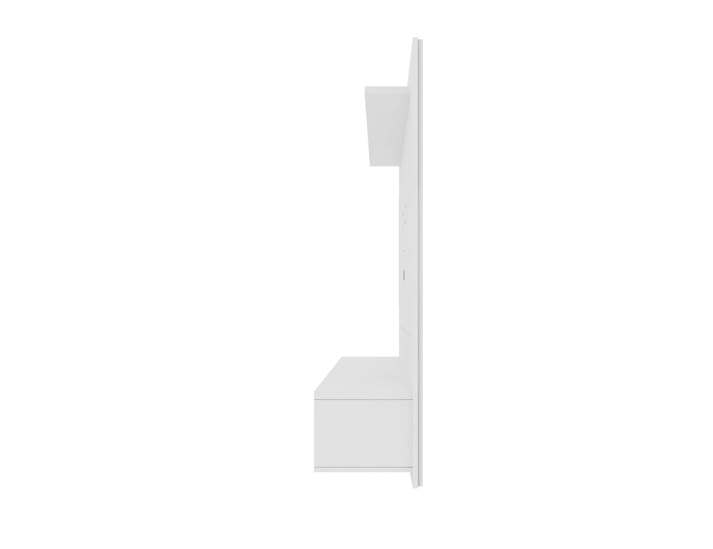 Liberty 70.86 Floating Entertainment Center in White - Ornate Home
