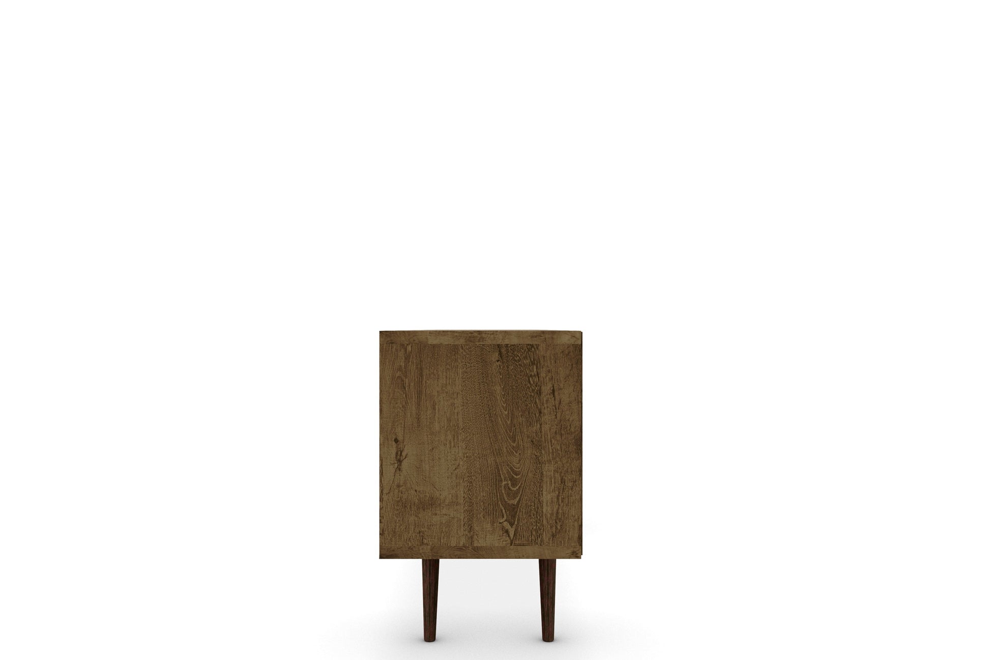 Liberty 70.86" Mid-Century Modern TV Stand in Rustic Brown - Ornate Home