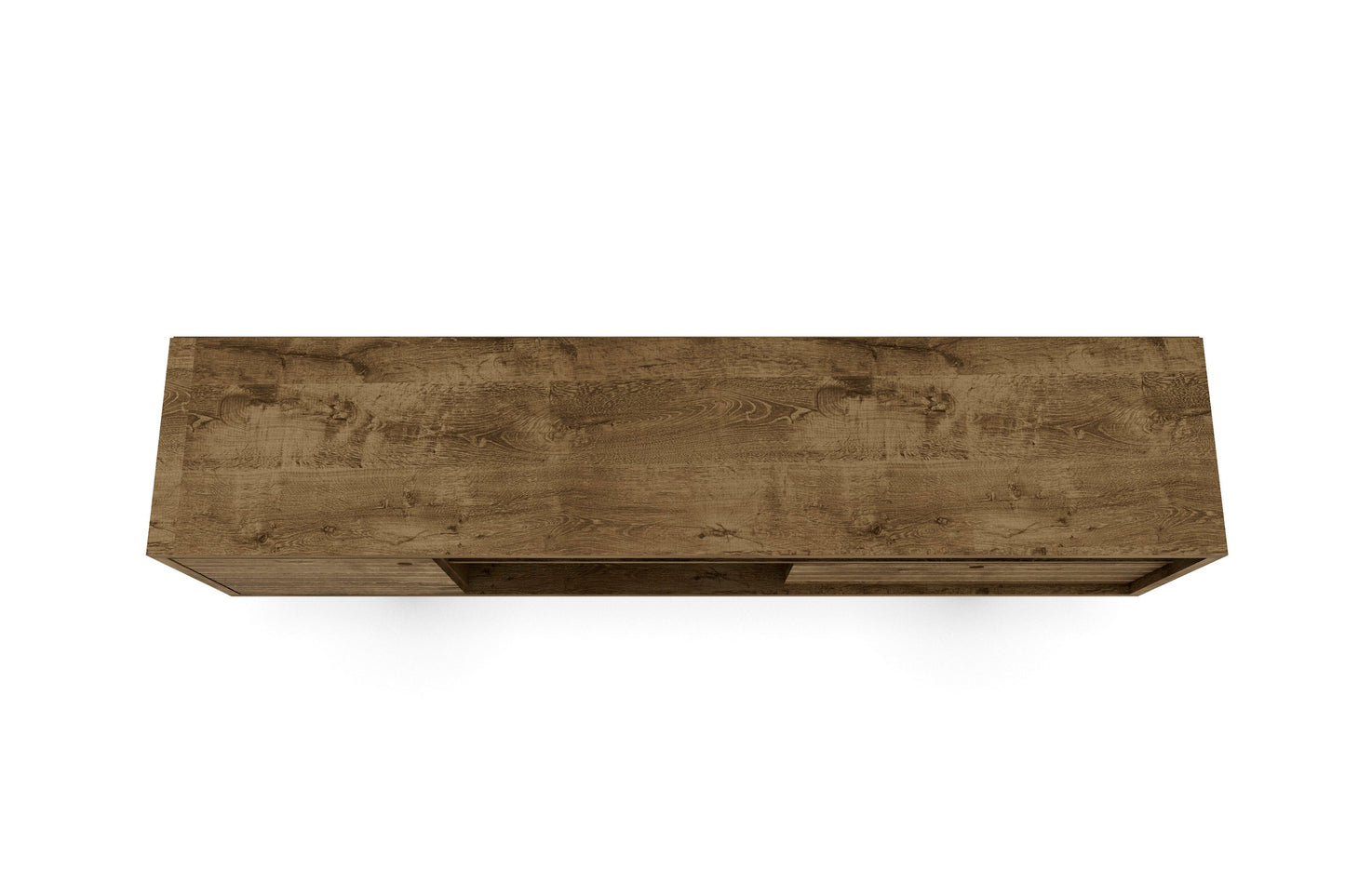 Liberty 70.86" Mid-Century Modern TV Stand in Rustic Brown - Ornate Home