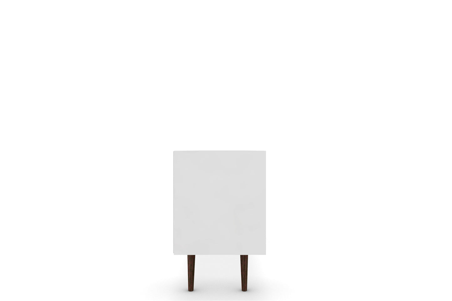 Liberty 70.86" Mid-Century Modern TV Stand in White and Yellow - Ornate Home