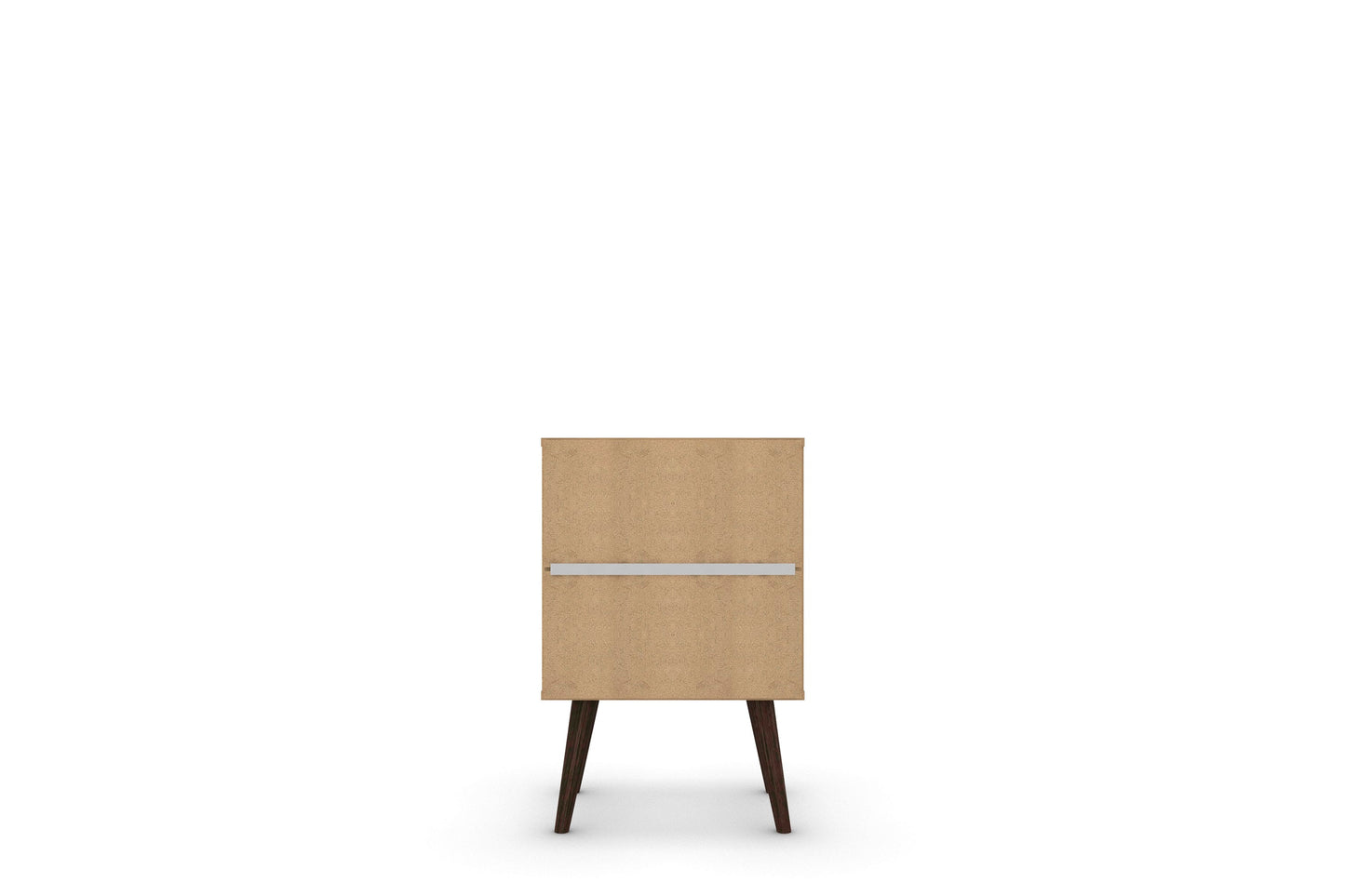 Liberty Mid-Century Modern Nightstand 1.0 in White - Ornate Home