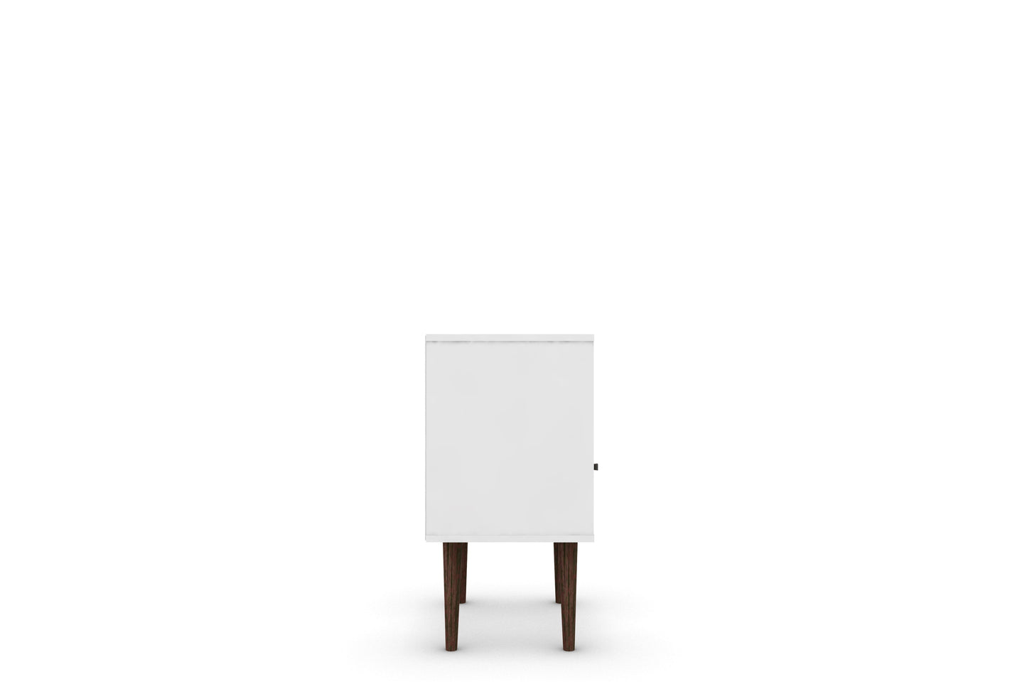 Liberty Mid-Century Modern Nightstand 1.0 in White and Aqua Blue - Ornate Home