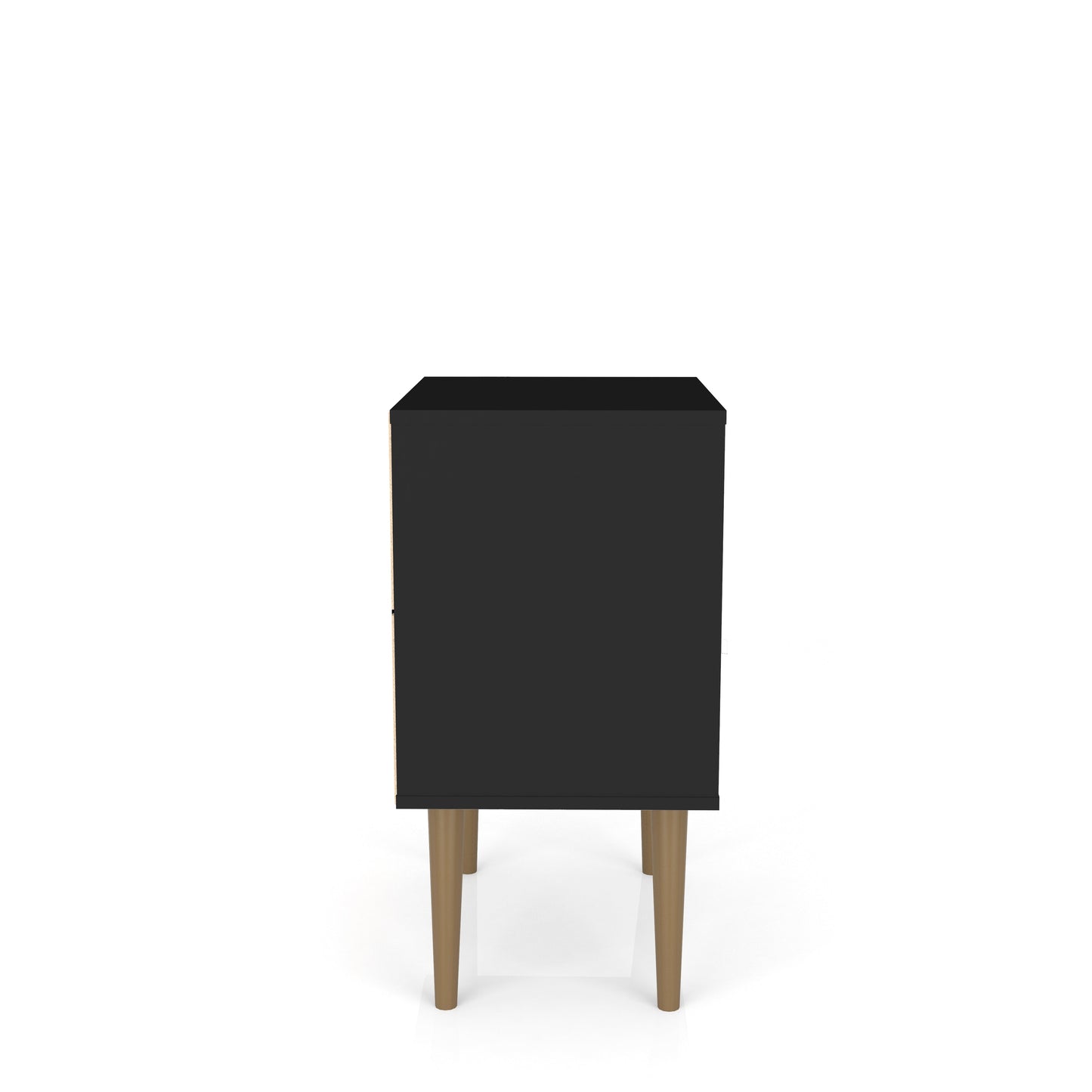 Liberty Nightstand 1.0 in Black - Ornate Home