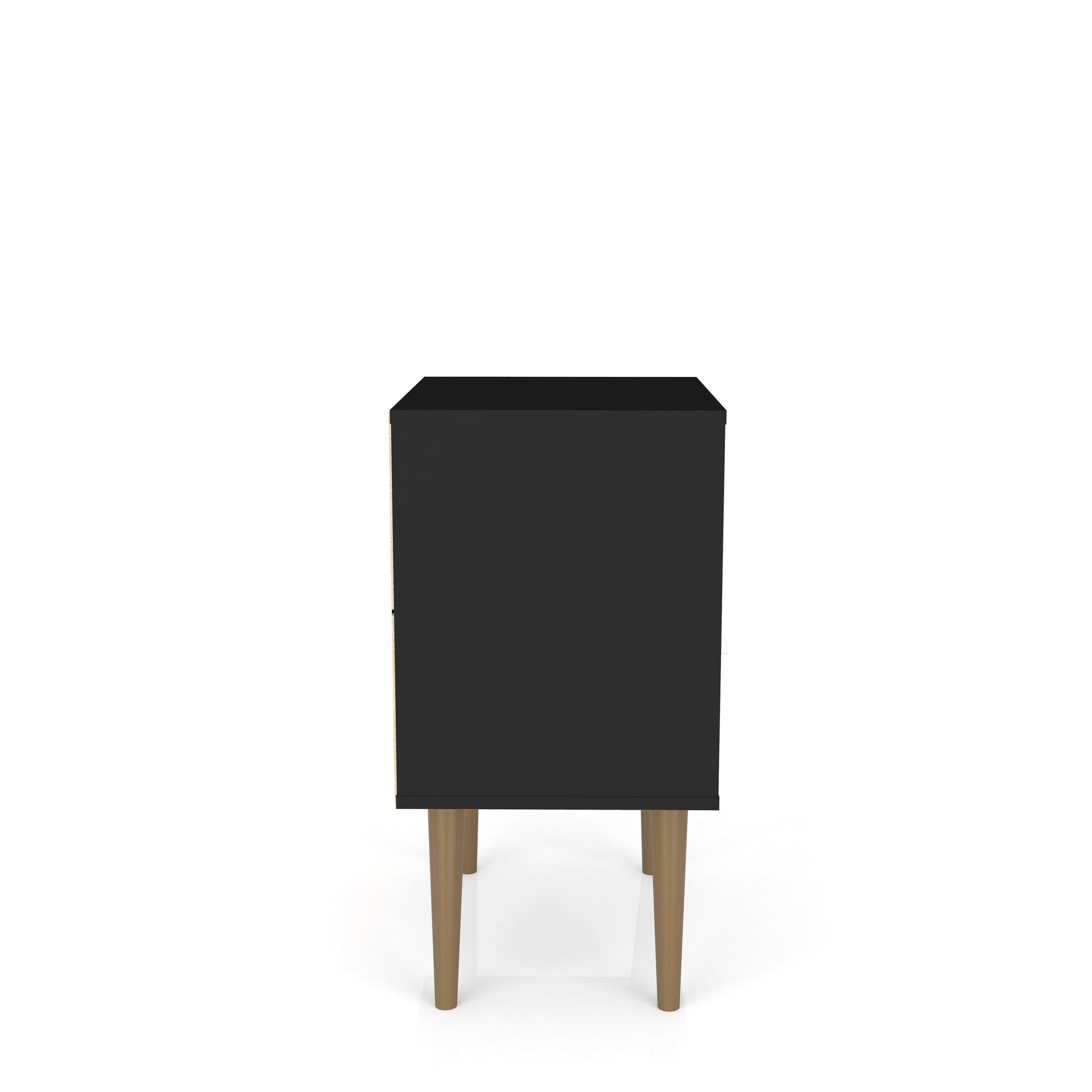 Liberty Nightstand 1.0 in Black - Ornate Home