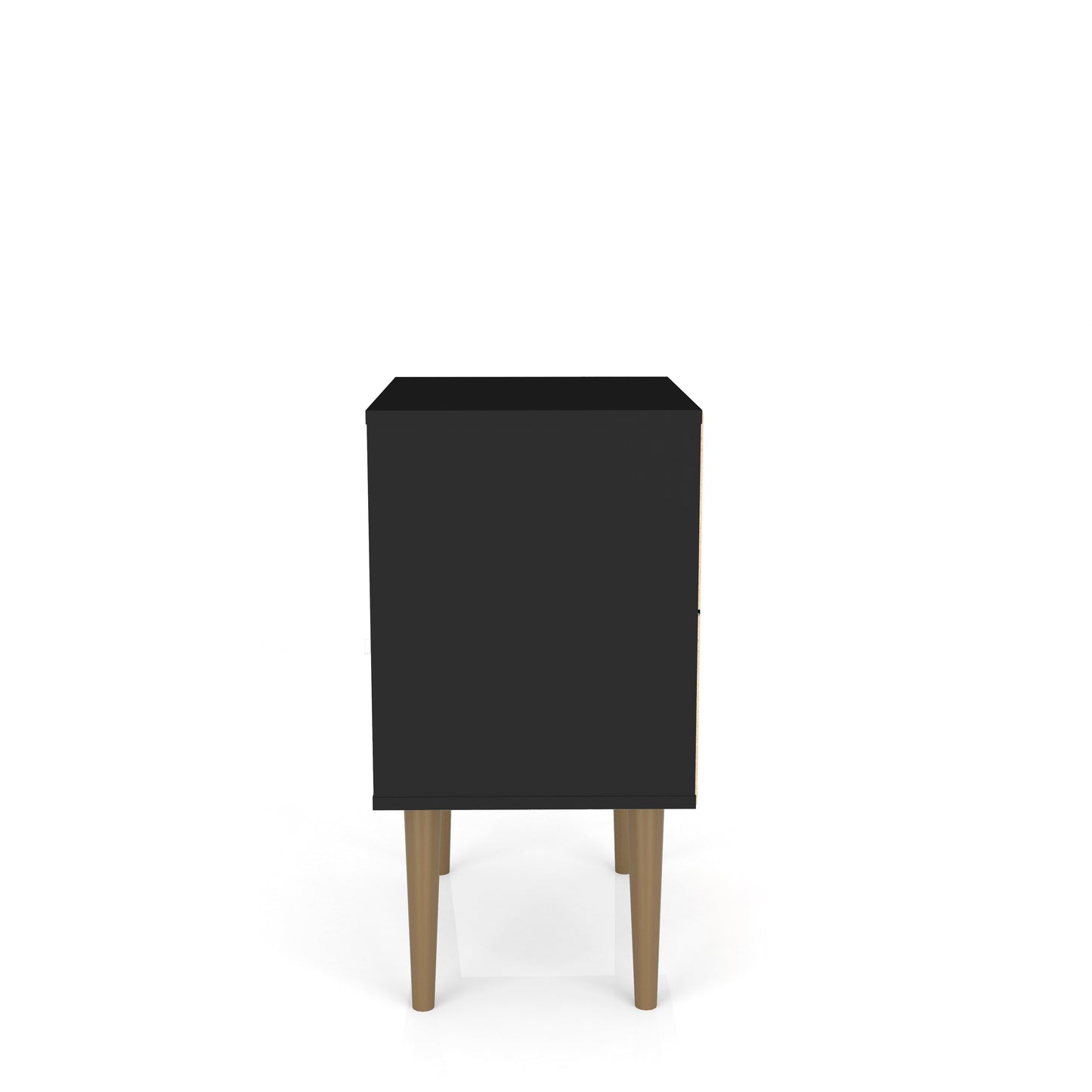 Liberty Nightstand 1.0 in Black - Ornate Home