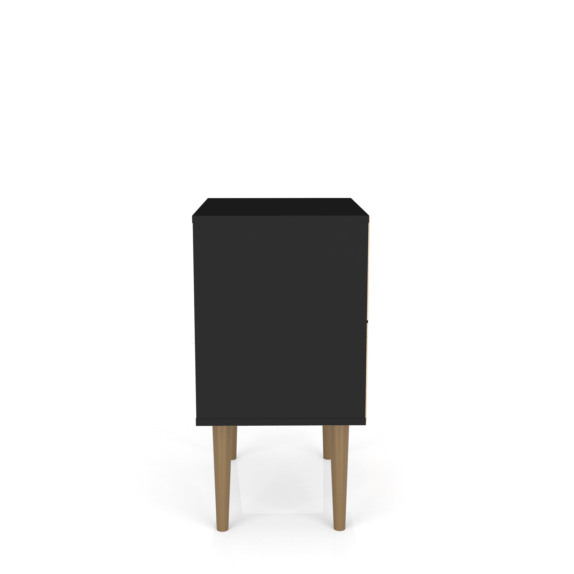 Liberty Nightstand 1.0 in Black - Ornate Home