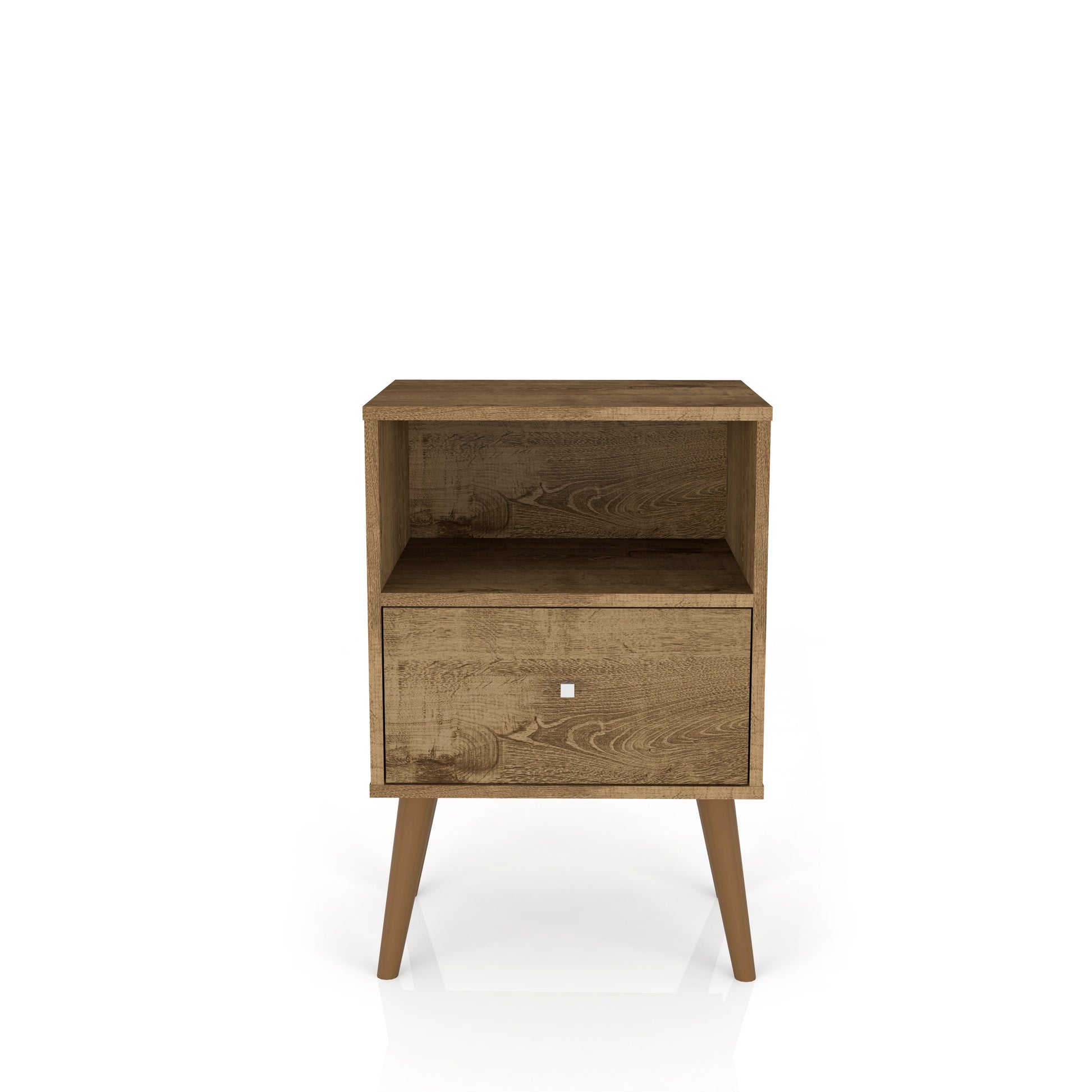 Liberty Nightstand 1.0 in Rustic Brown - Ornate Home