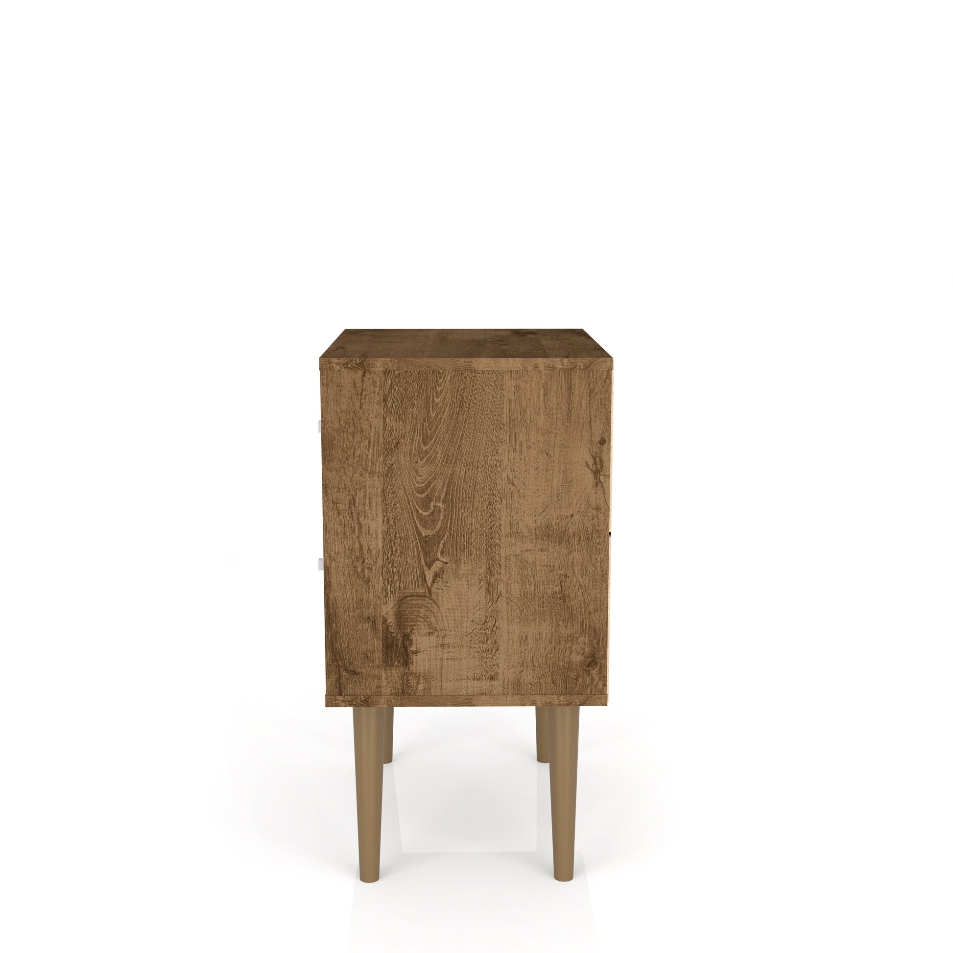 Liberty Nightstand 2.0 in Rustic Brown and Yellow - Ornate Home