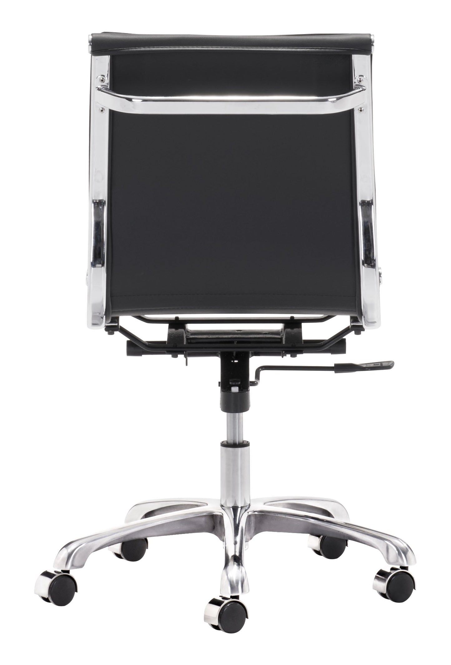 Lider Black Plus Armless Office Chair - Ornate Home