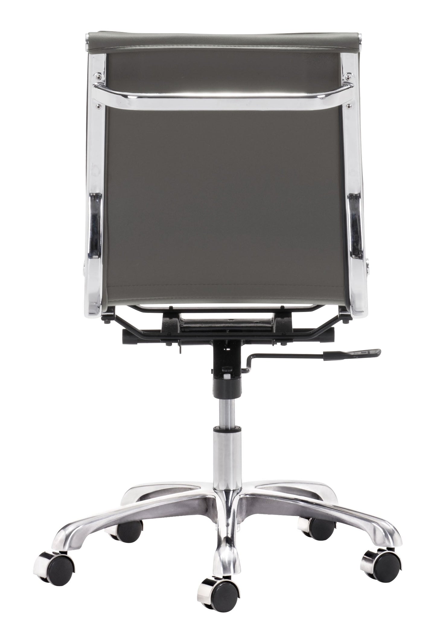 Lider Gray Plus Armless Office Chair - Ornate Home