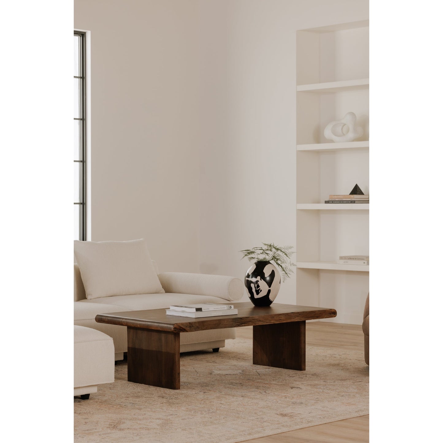 Lila Brown Coffee Table - Ornate Home