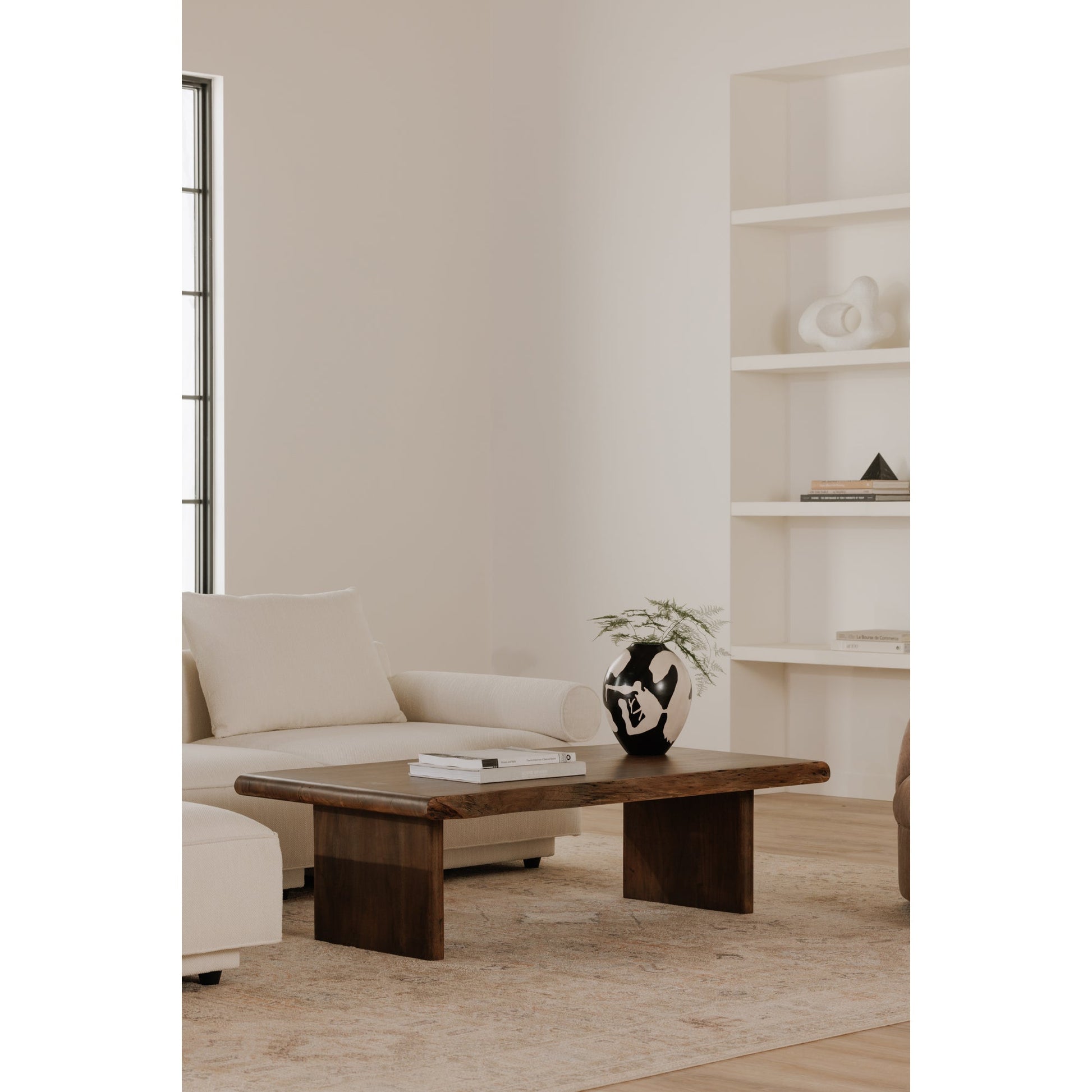 Lila Brown Coffee Table - Ornate Home