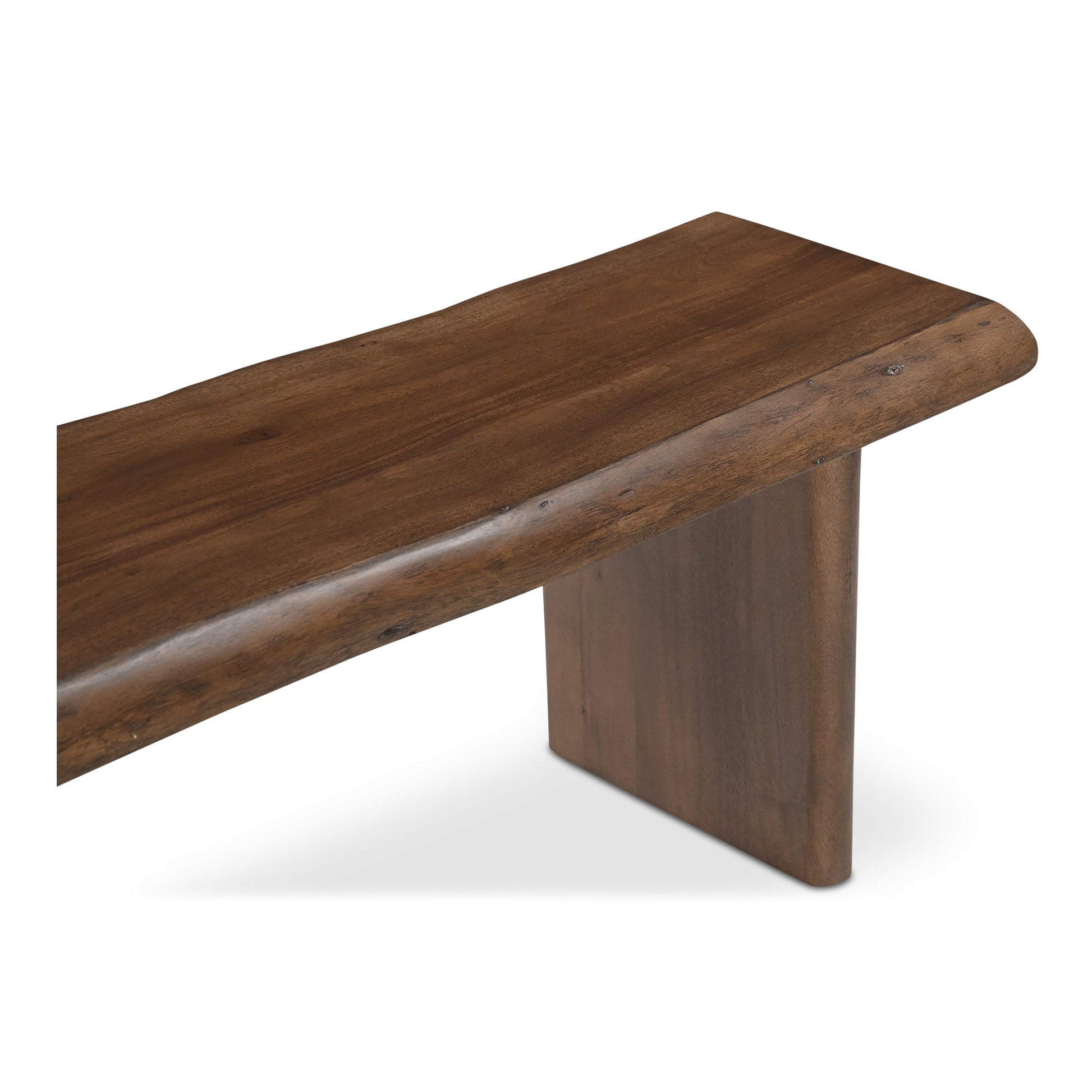 Lila Brown Small Dining Bench - Ornate Home