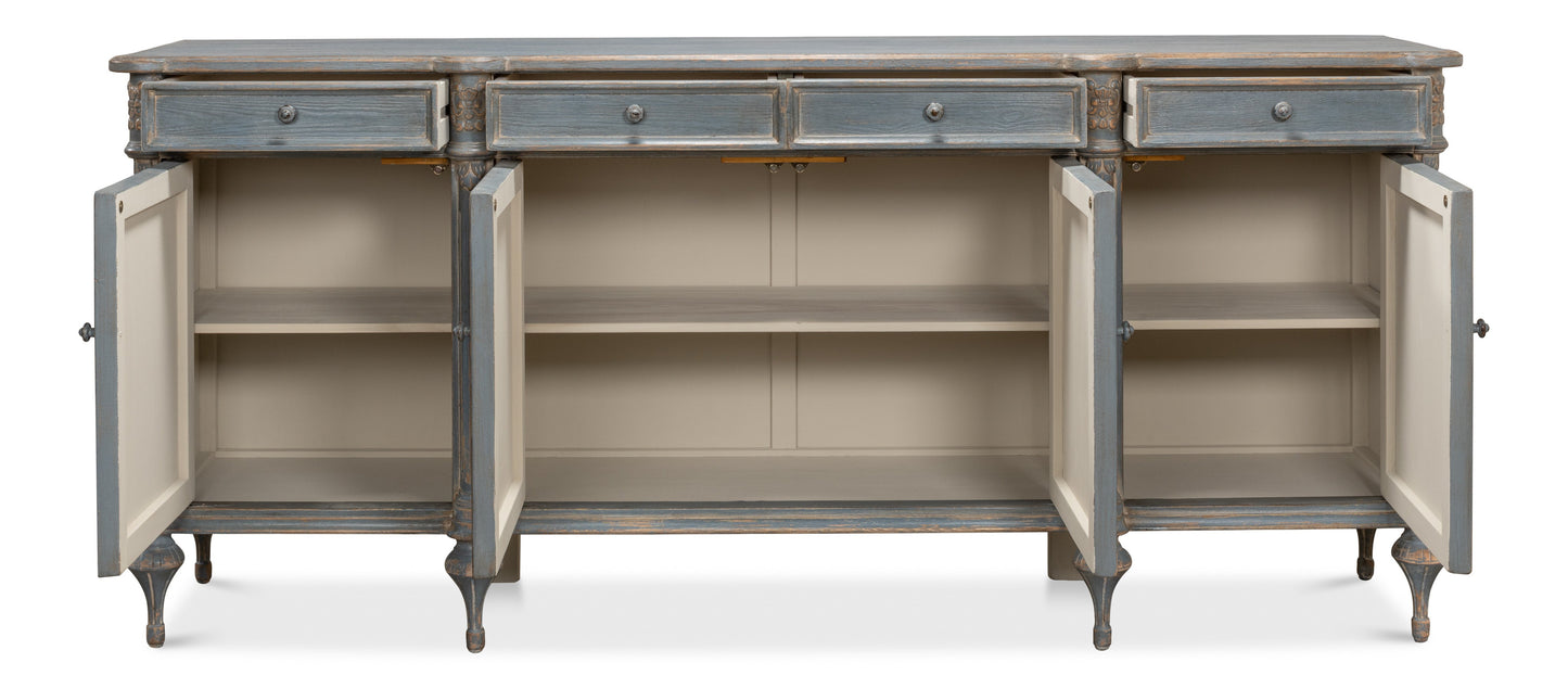 Lilac Blue Sideboard - Ornate Home