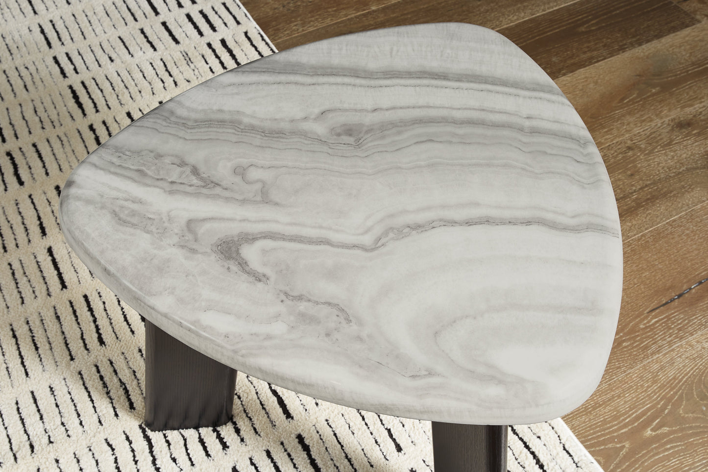 Lilyberg Gray/Black Occasional Table Set (Set of 3)- Viva Furn