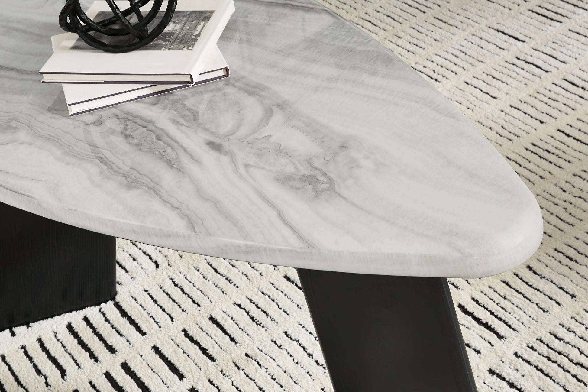Lilyberg Gray/Black Occasional Table Set (Set of 3)- Viva Furn