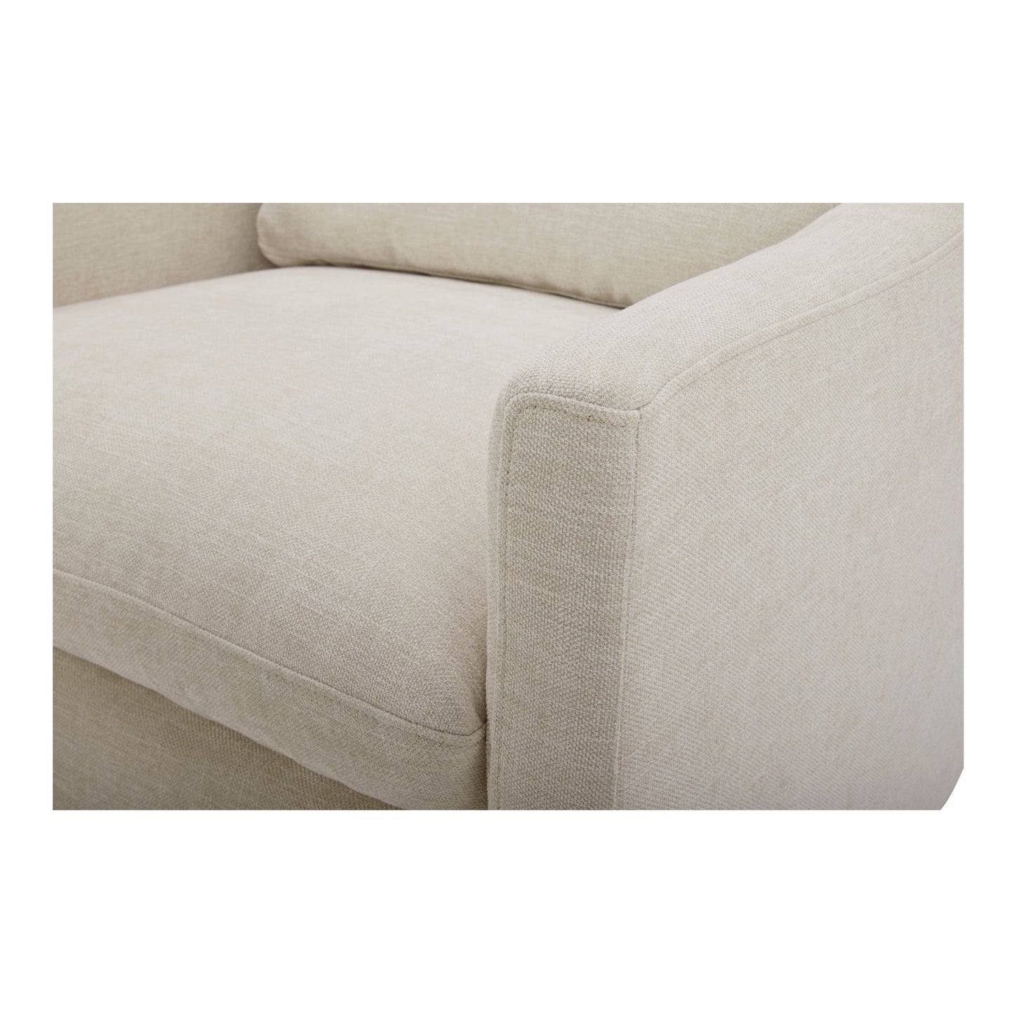 Linden Beige Swivel Chair - Ornate Home