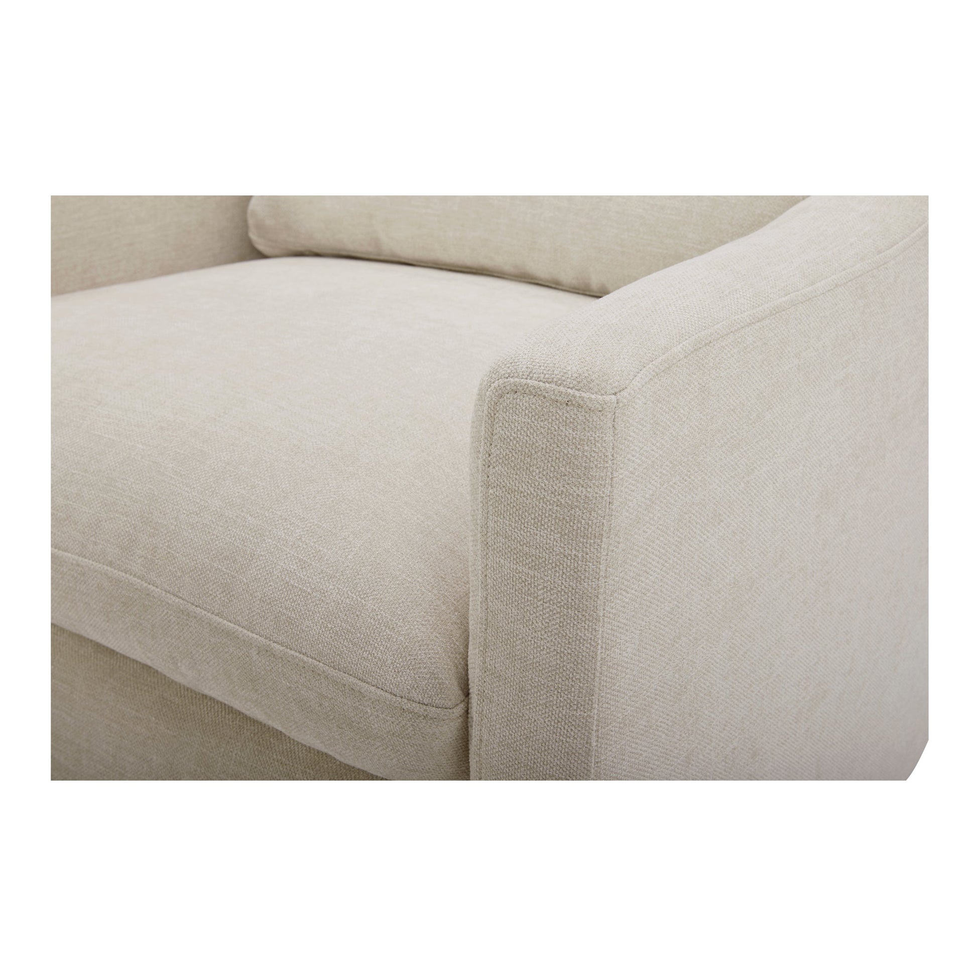 Linden Beige Swivel Chair - Ornate Home