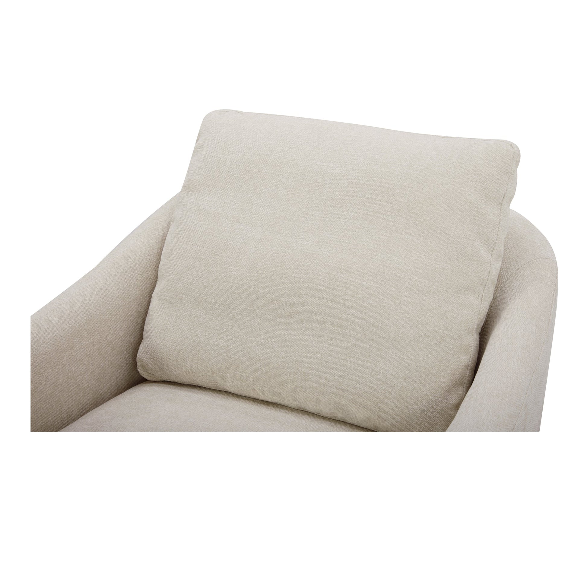 Linden Beige Swivel Chair - Ornate Home