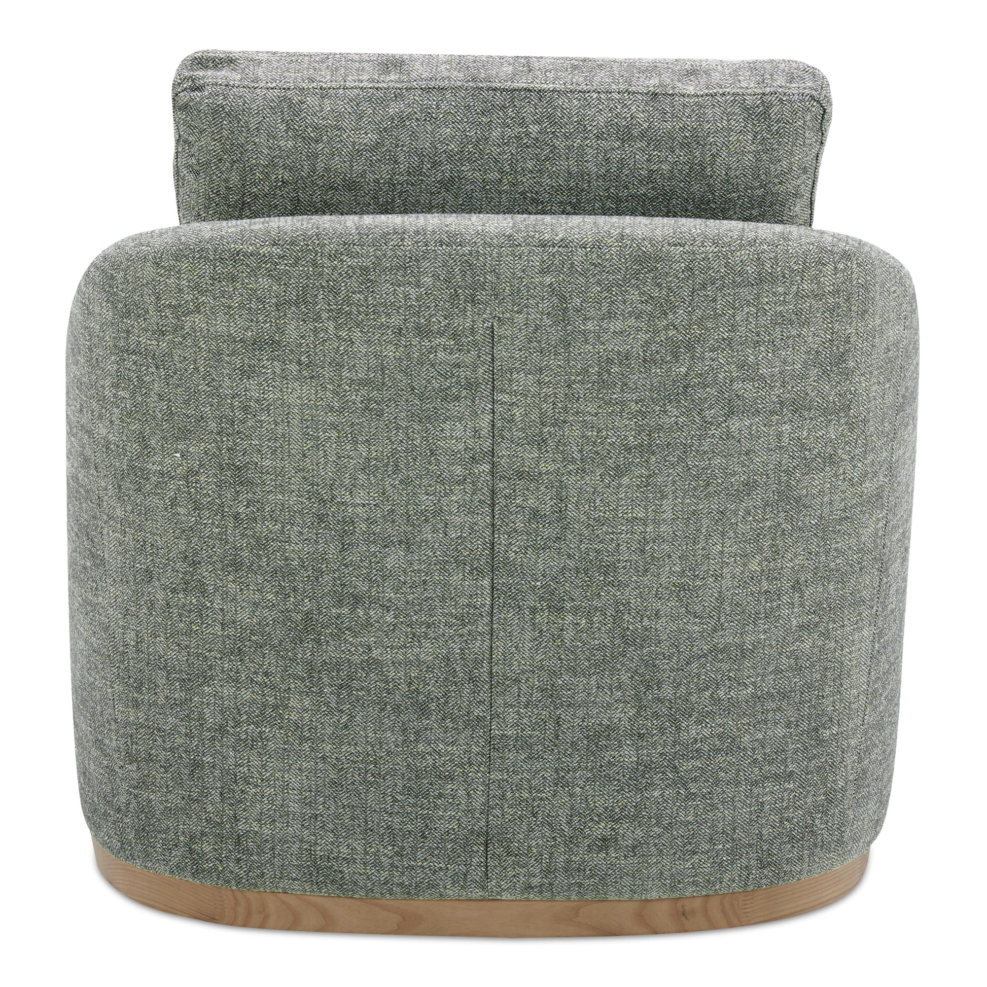 Linden Slated Moss Swivel Chair - Ornate Home