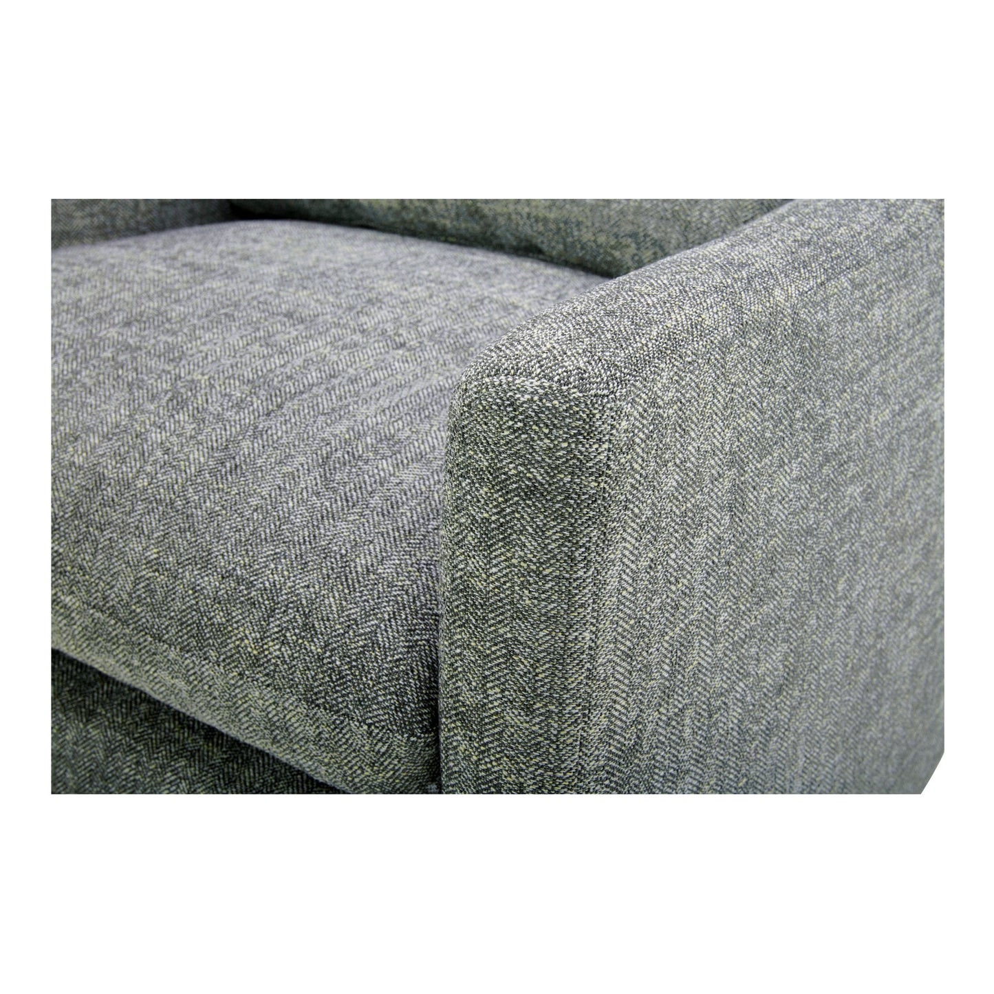 Linden Slated Moss Swivel Chair - Ornate Home