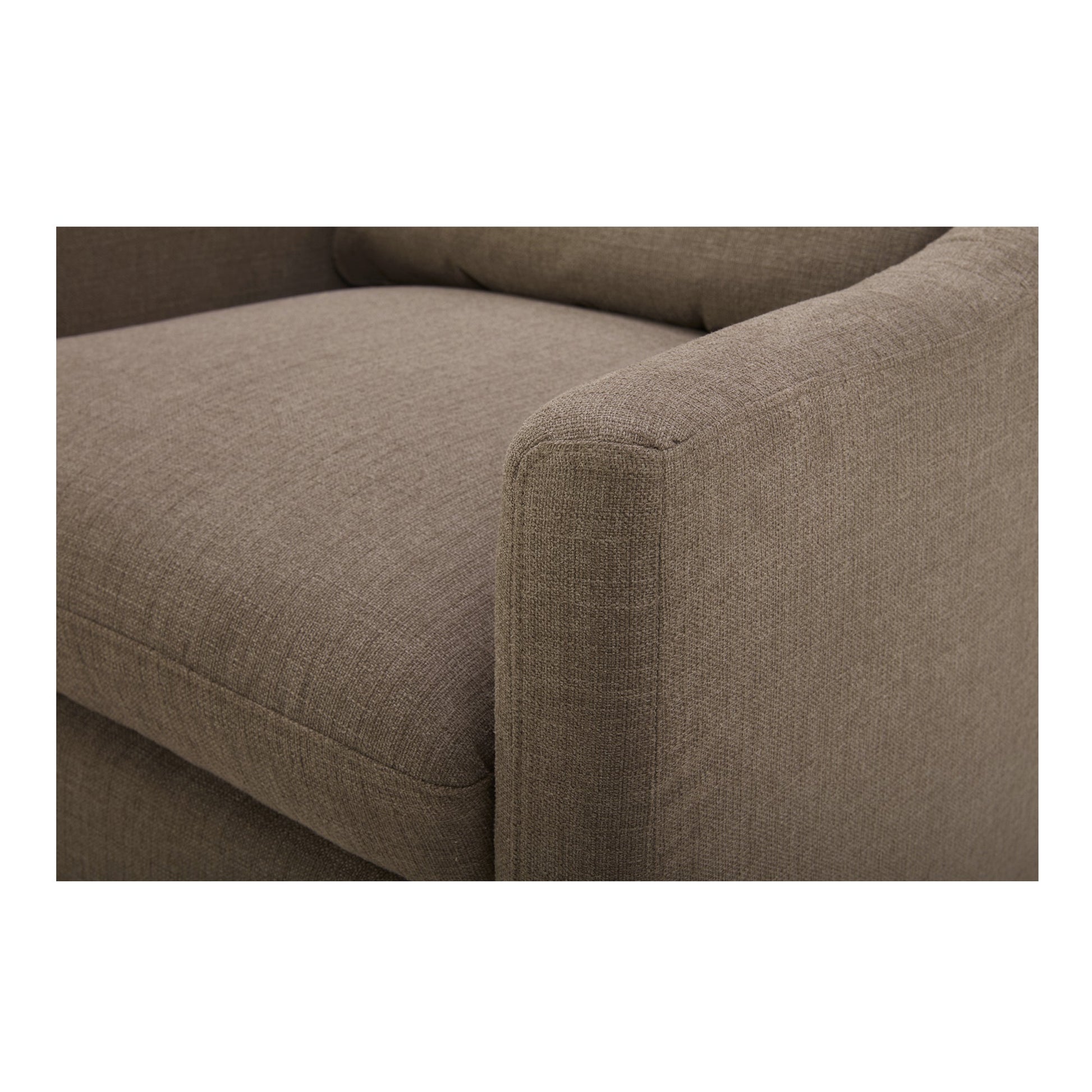 Linden Soft Taupe Swivel Chair - Ornate Home