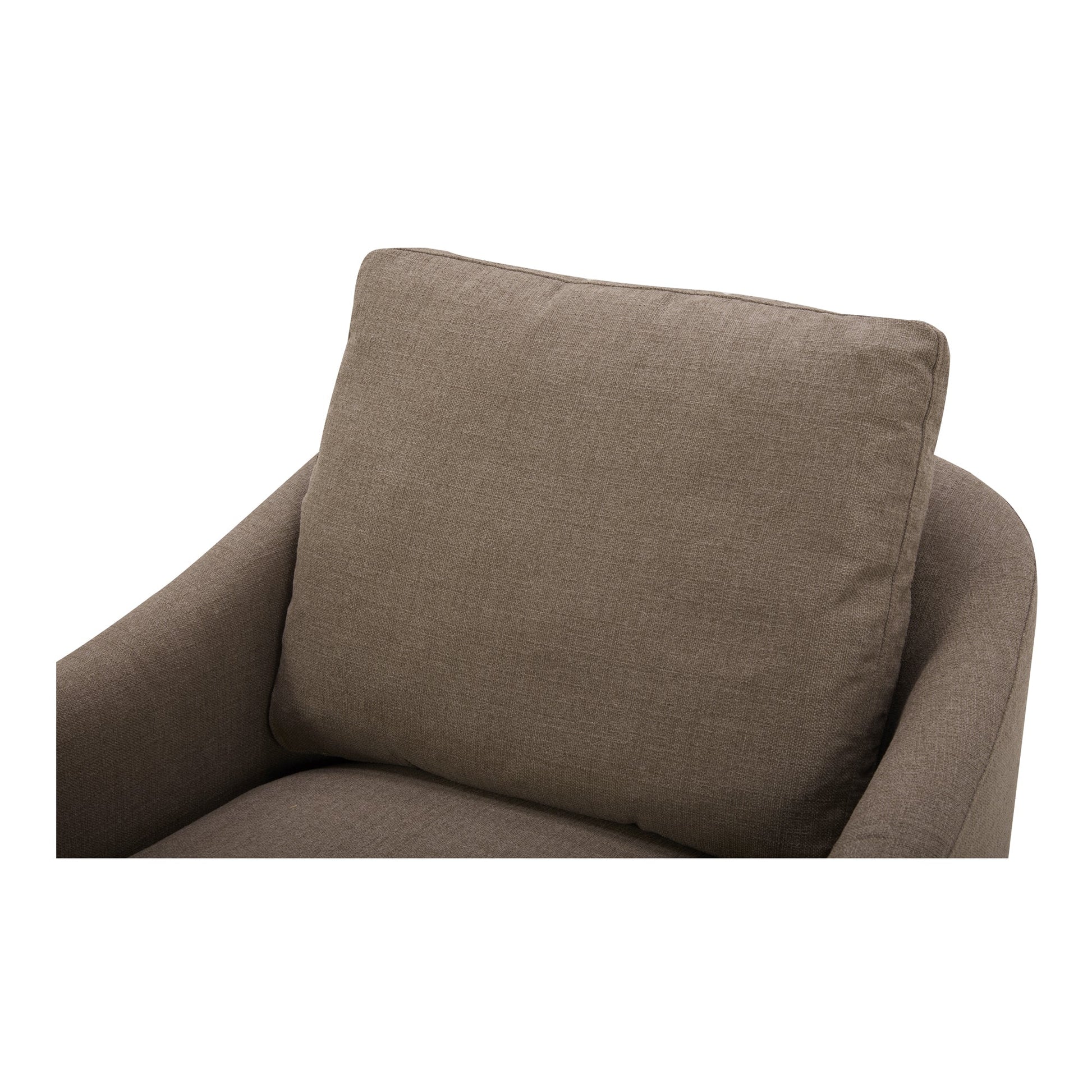 Linden Soft Taupe Swivel Chair - Ornate Home