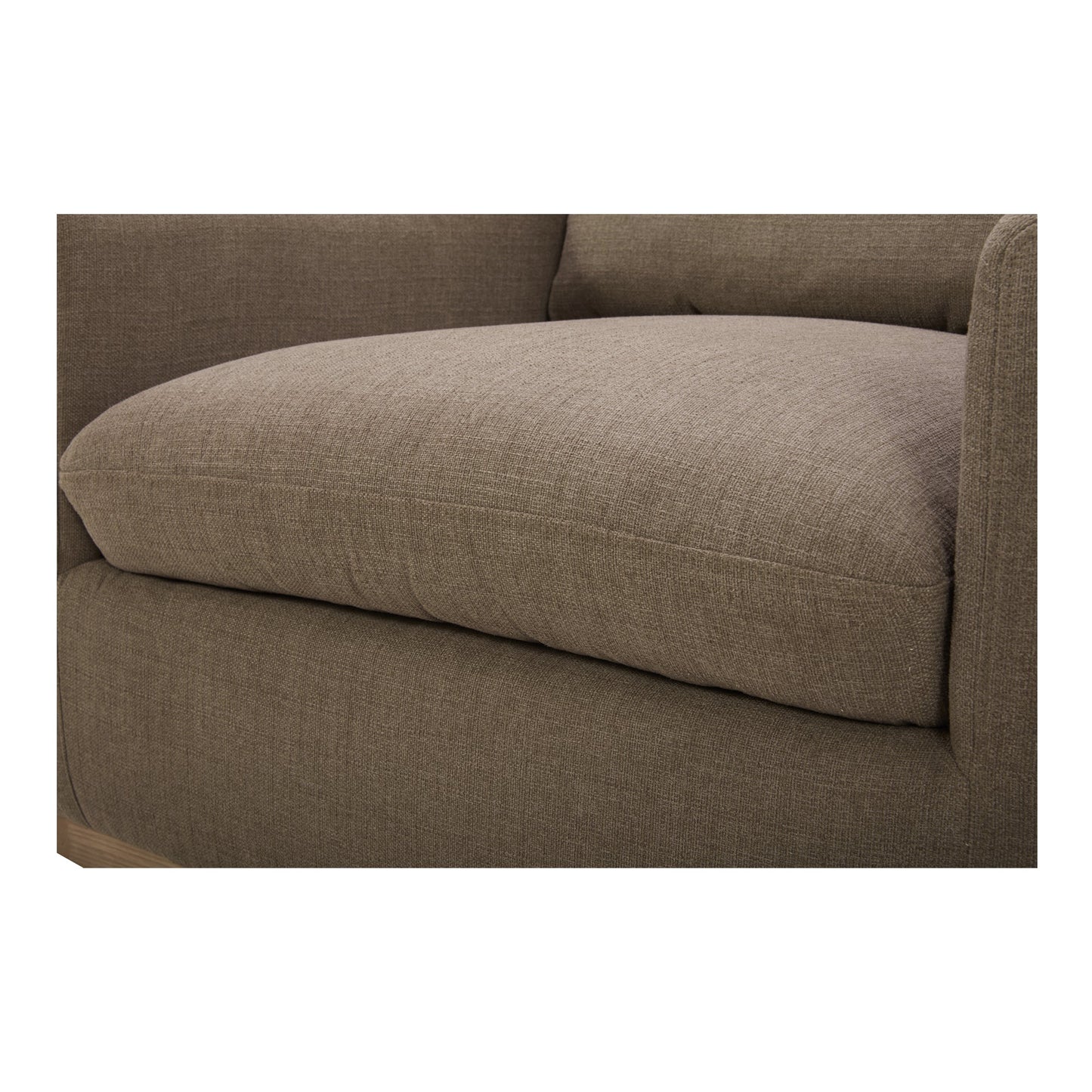Linden Soft Taupe Swivel Chair - Ornate Home