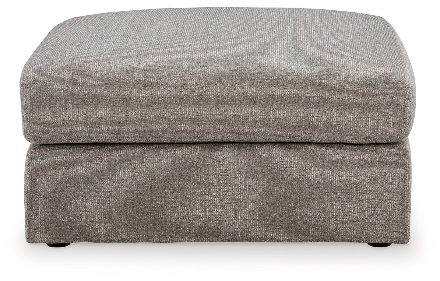 Lindon Smoke Oversized Accent Ottoman- Viva Furn