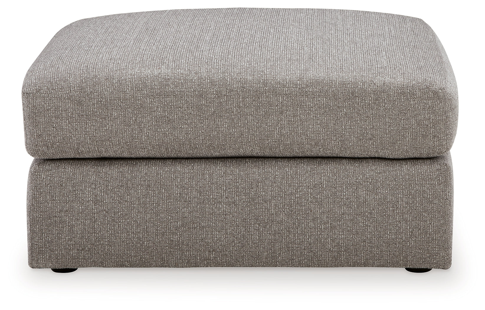 Lindon Smoke Oversized Accent Ottoman- Viva Furn