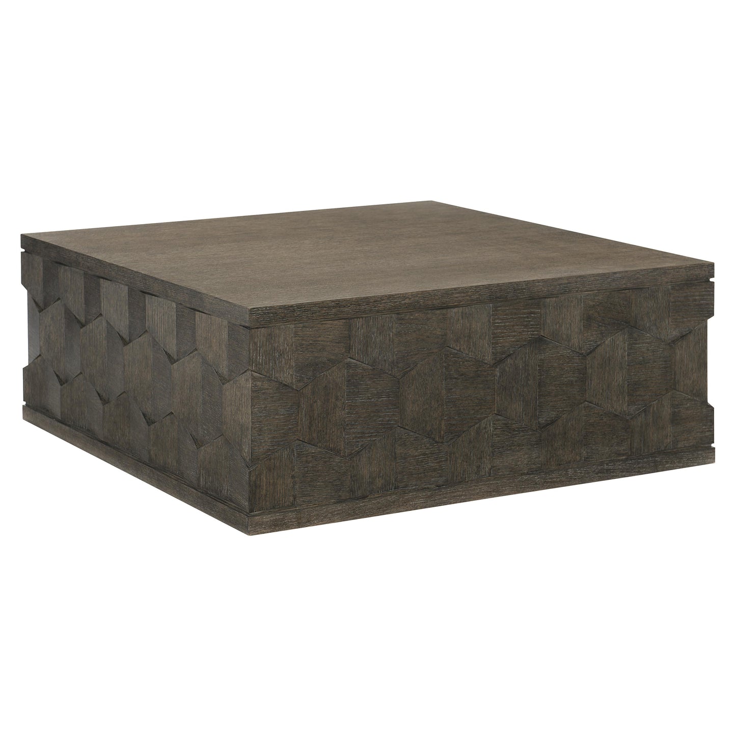 Linea Cerused Charcoal Square Cocktail Table - Ornate Home