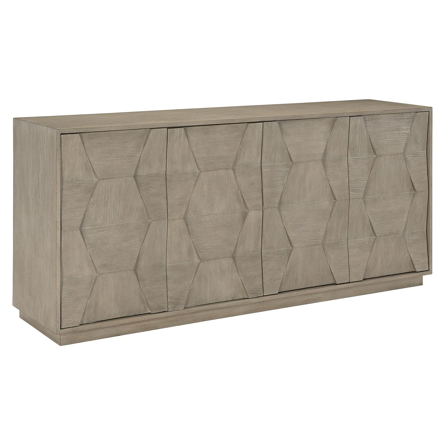 Linea Cerused Greige Buffet - Ornate Home