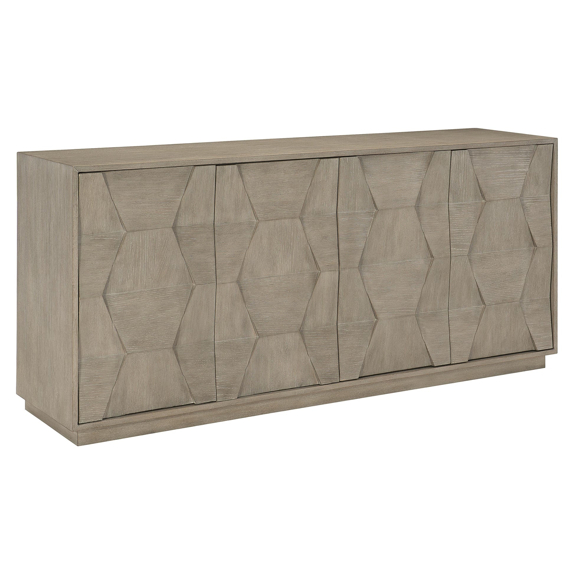 Linea Cerused Greige Buffet - Ornate Home