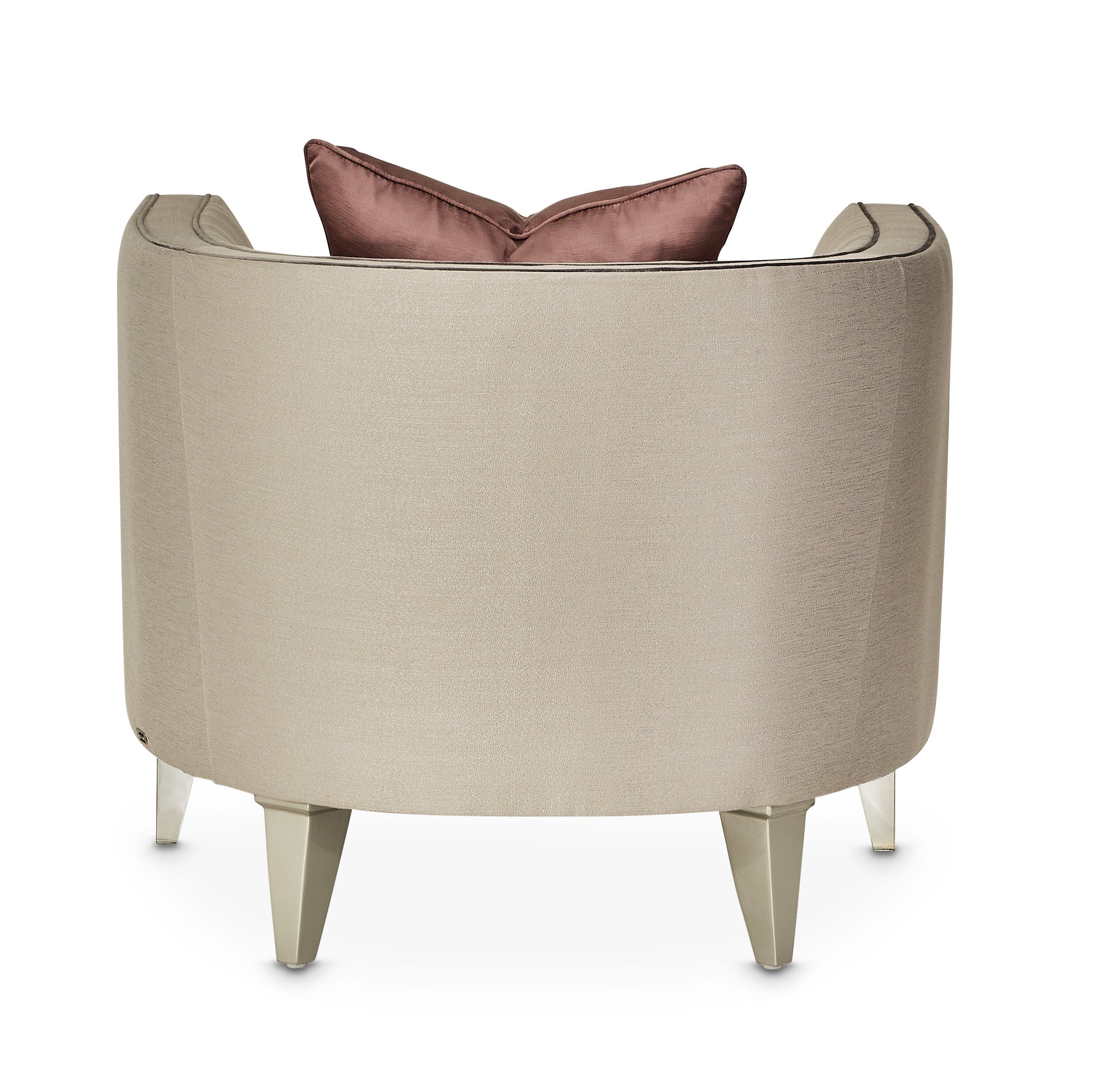 Linea Silver Mist/Metallic Matching Chair - Ornate Home