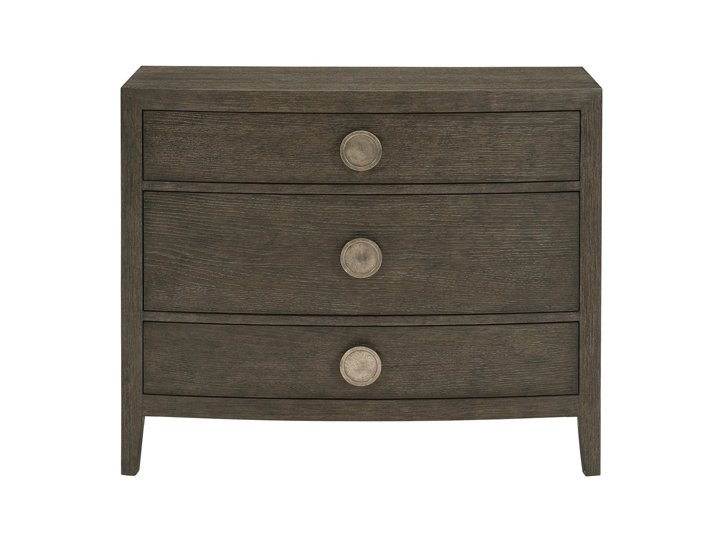 Linea Textured Graphite/Cerused Charcoal Nightstand - Ornate Home